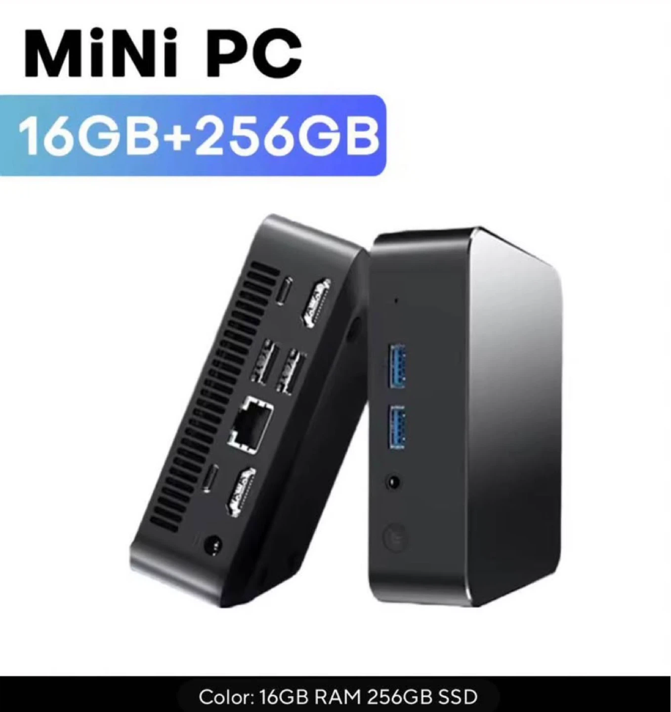 Mini PC 16GB RAM 256GB SSD