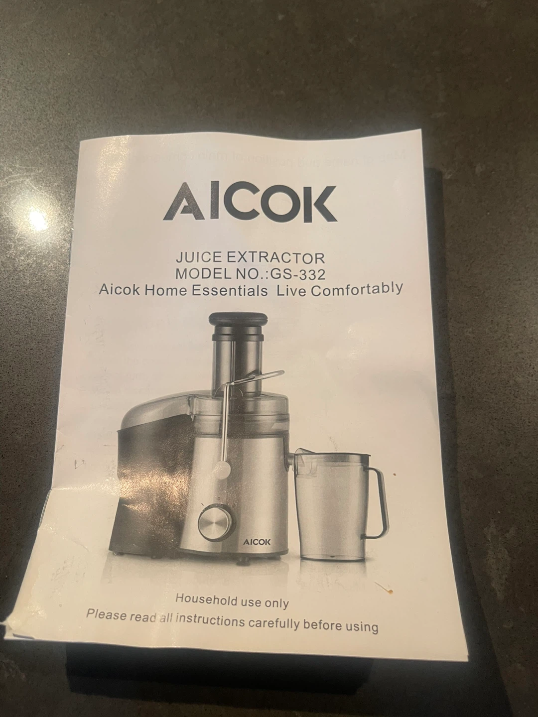 AICOK GS-332 Juice Extractor - photo 3