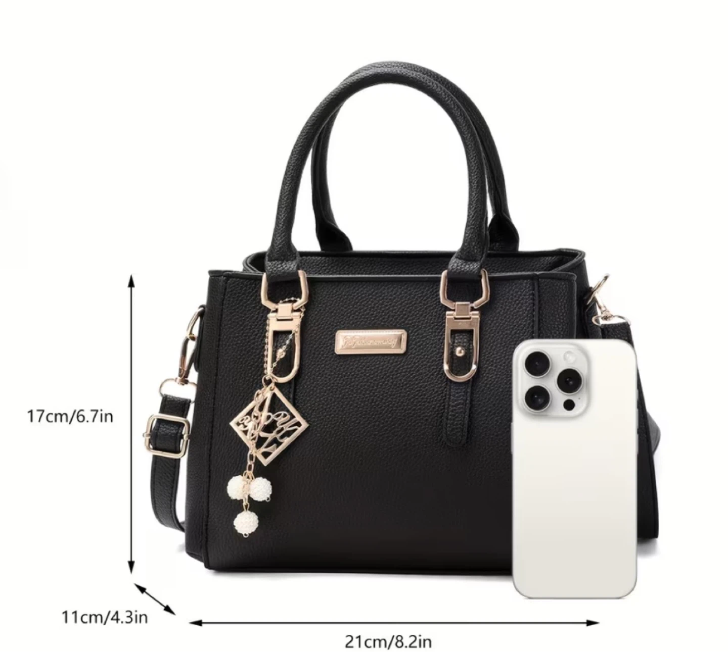 Black Fufeng Handbag ⚽ - photo 4