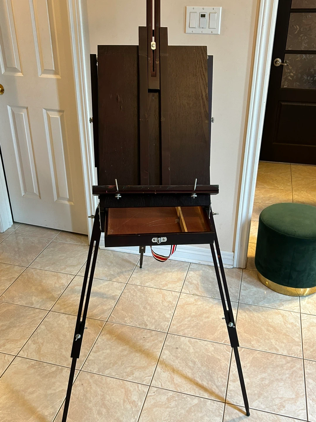Wooden Art Easel with Strap - photo 2