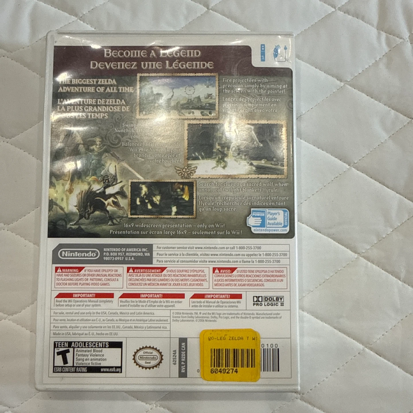 The Legend of Zelda: Twilight Princess - Nintendo Wii - photo 3
