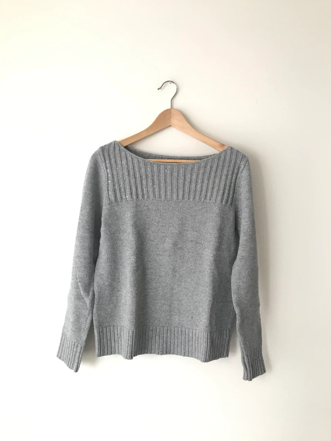 Loft Grey Sweater with Sequins, S ⚽️