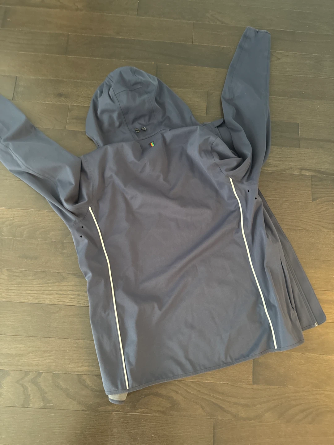 Iffley Road Navy Hooded Jacket - Size S - photo 2