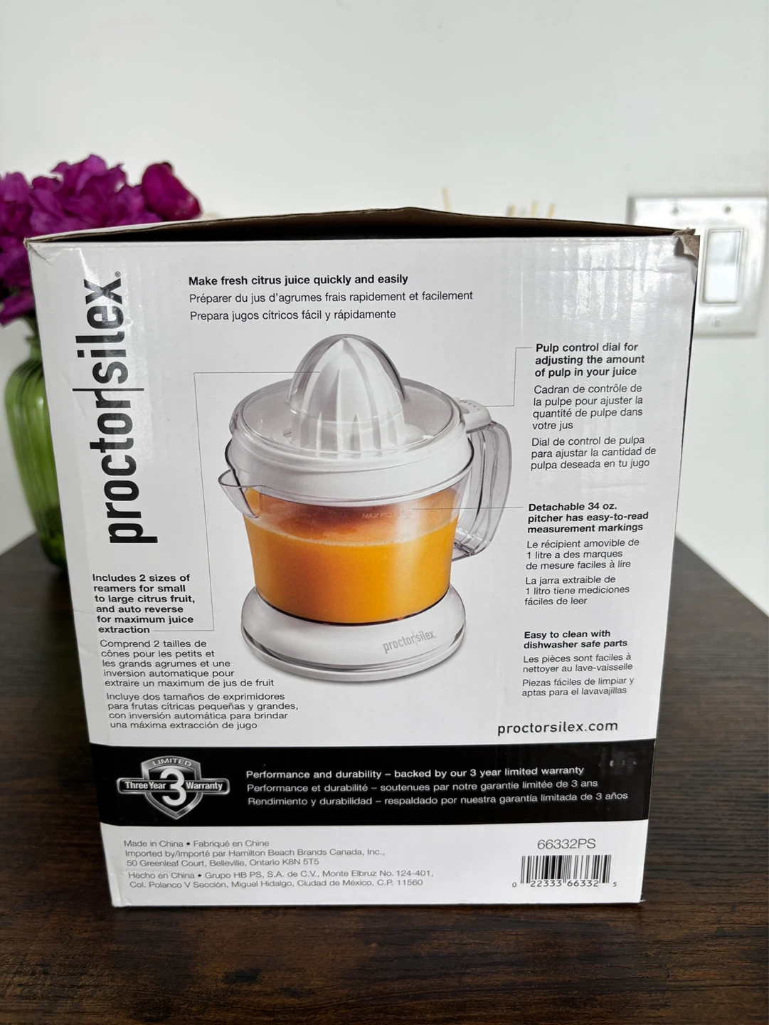 Proctor Silex Citrus Juicer 34 oz - photo 2