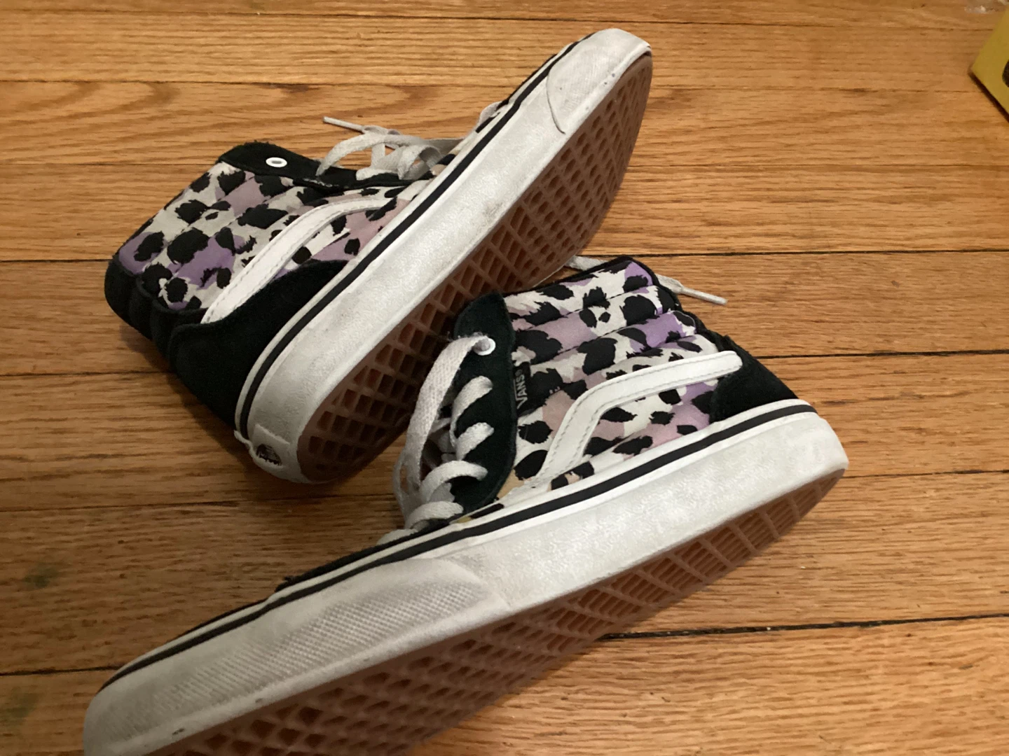 ⚽️Vans Sk8-Hi Leopard Print High Top Sneakers - photo 2