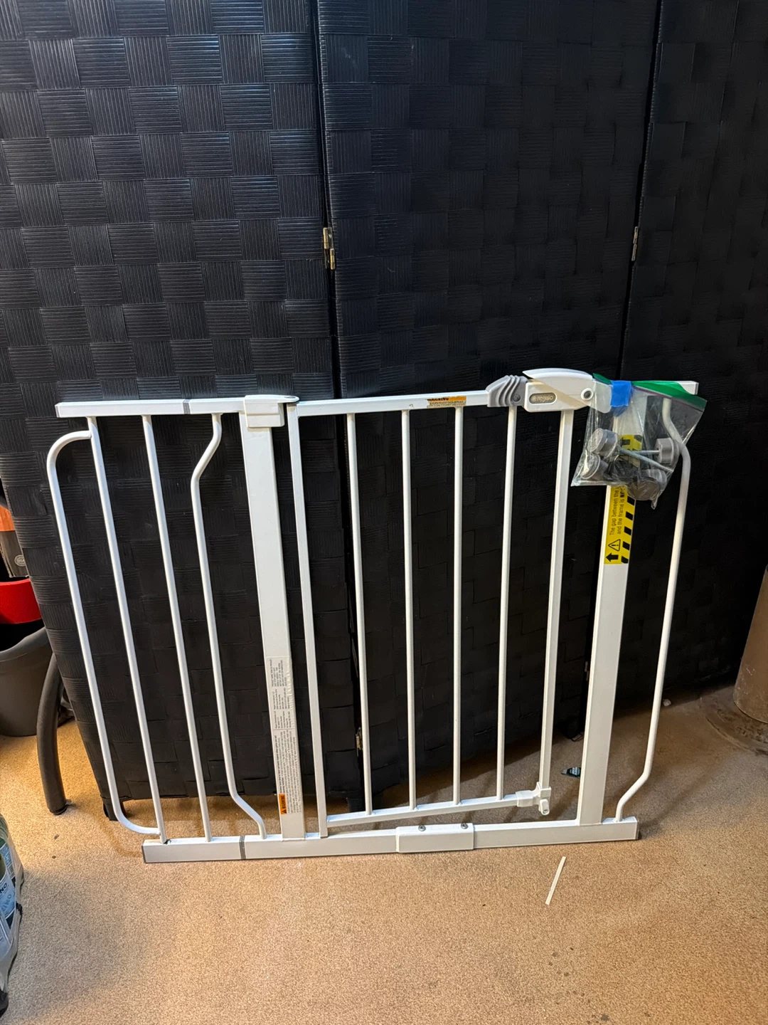 White Metal Baby Safety Gate