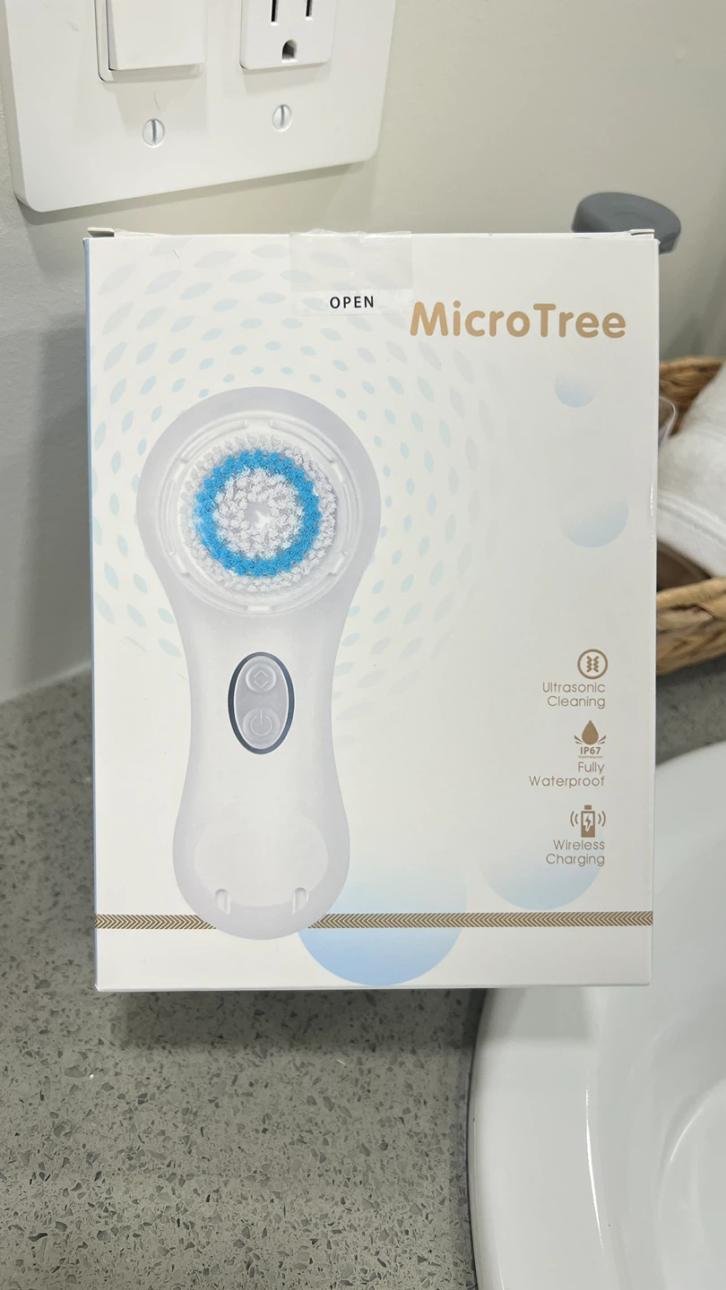 MicroTree Mt 3 Ultrasonic Facial Cleansing Brush (White)