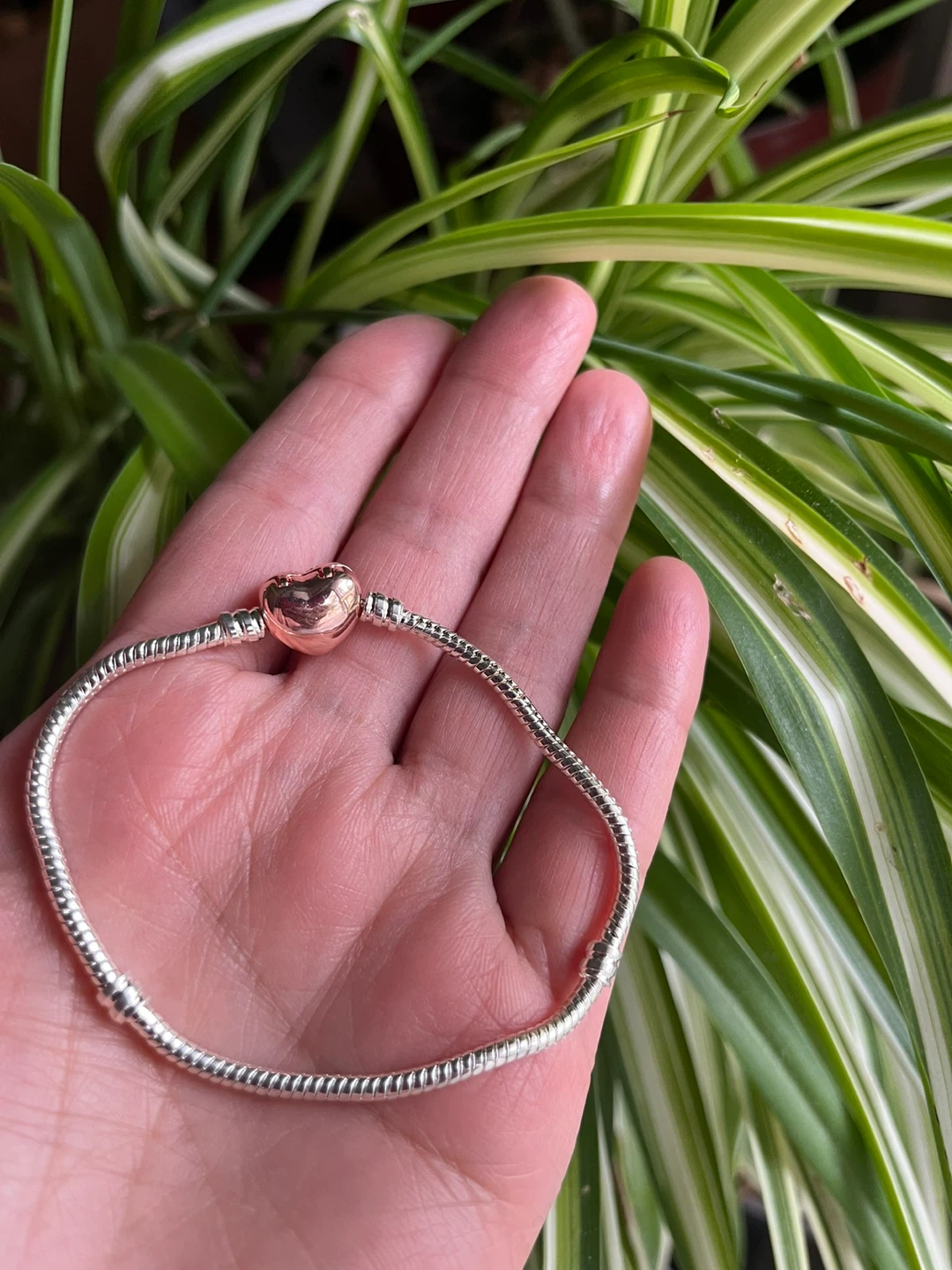 Sparkly Heart Charm Bracelet. Inspired by Pandora - photo 3