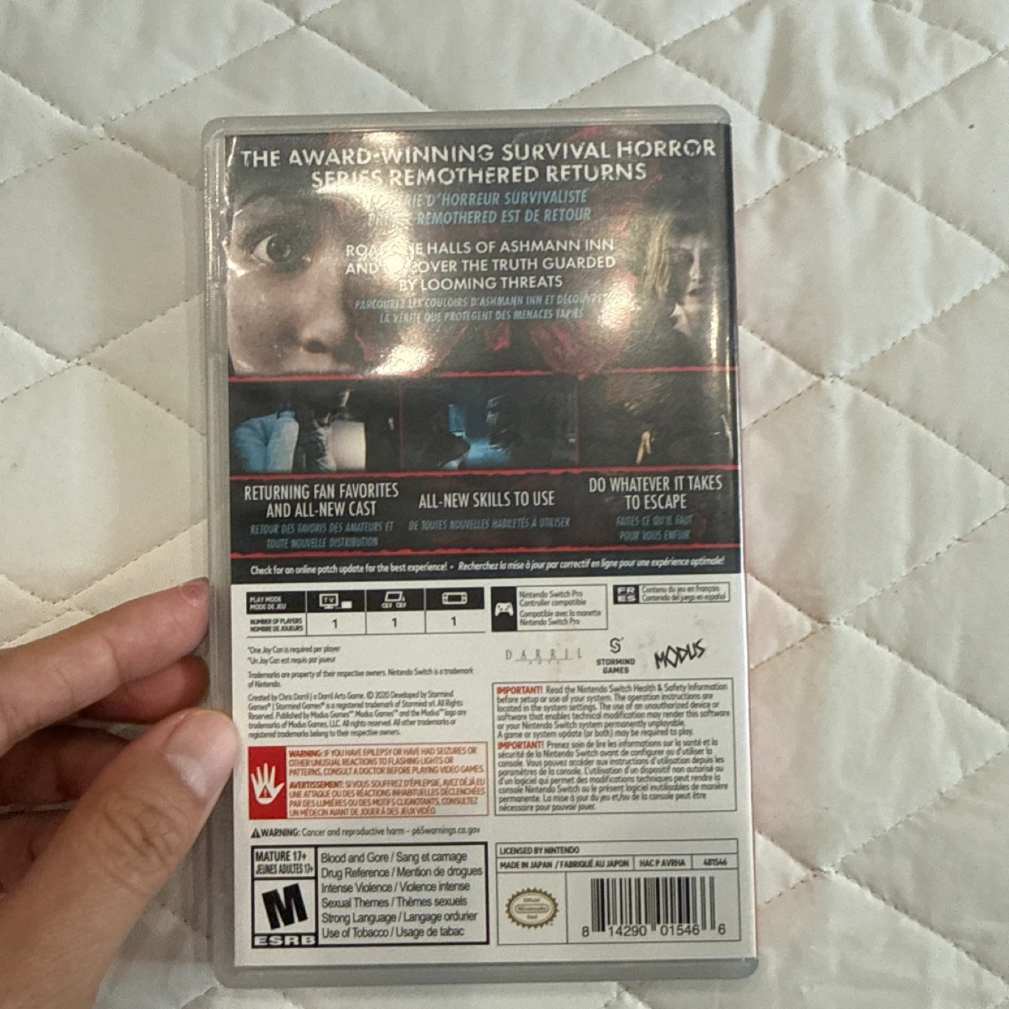 Remothered: Broken Porcelain Nintendo Switch Game - photo 3
