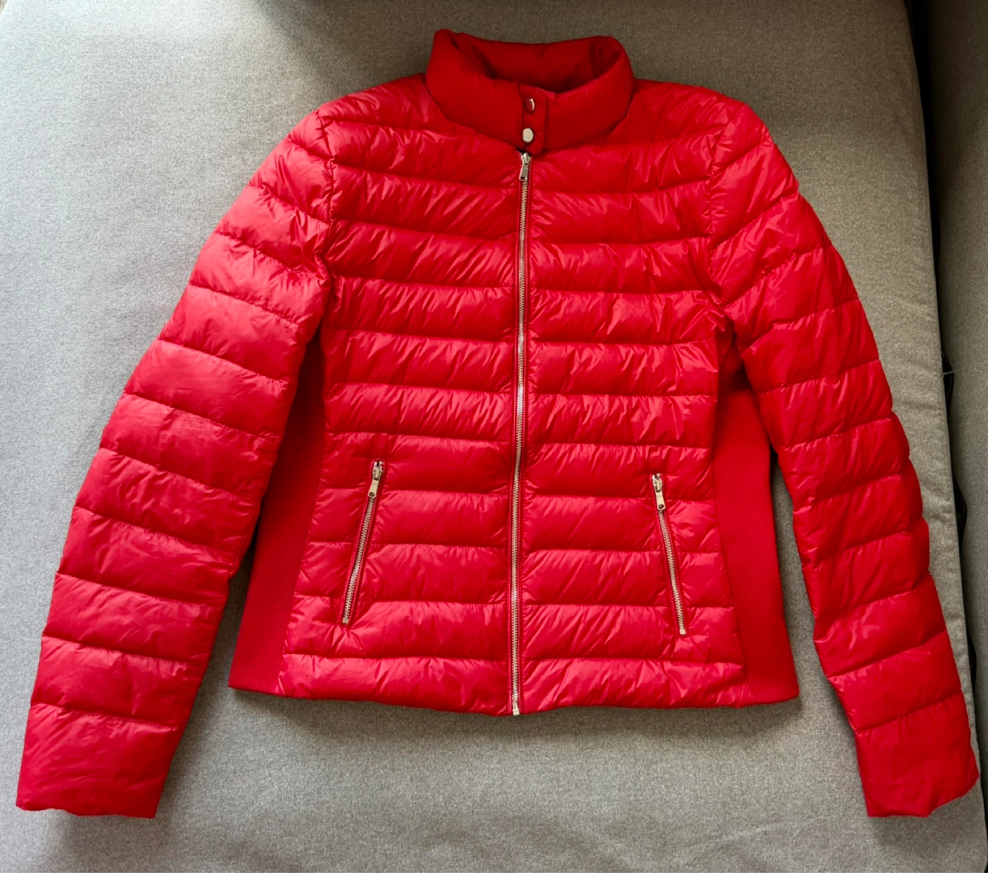 Zara Woman Down Jacket – Red | Size L