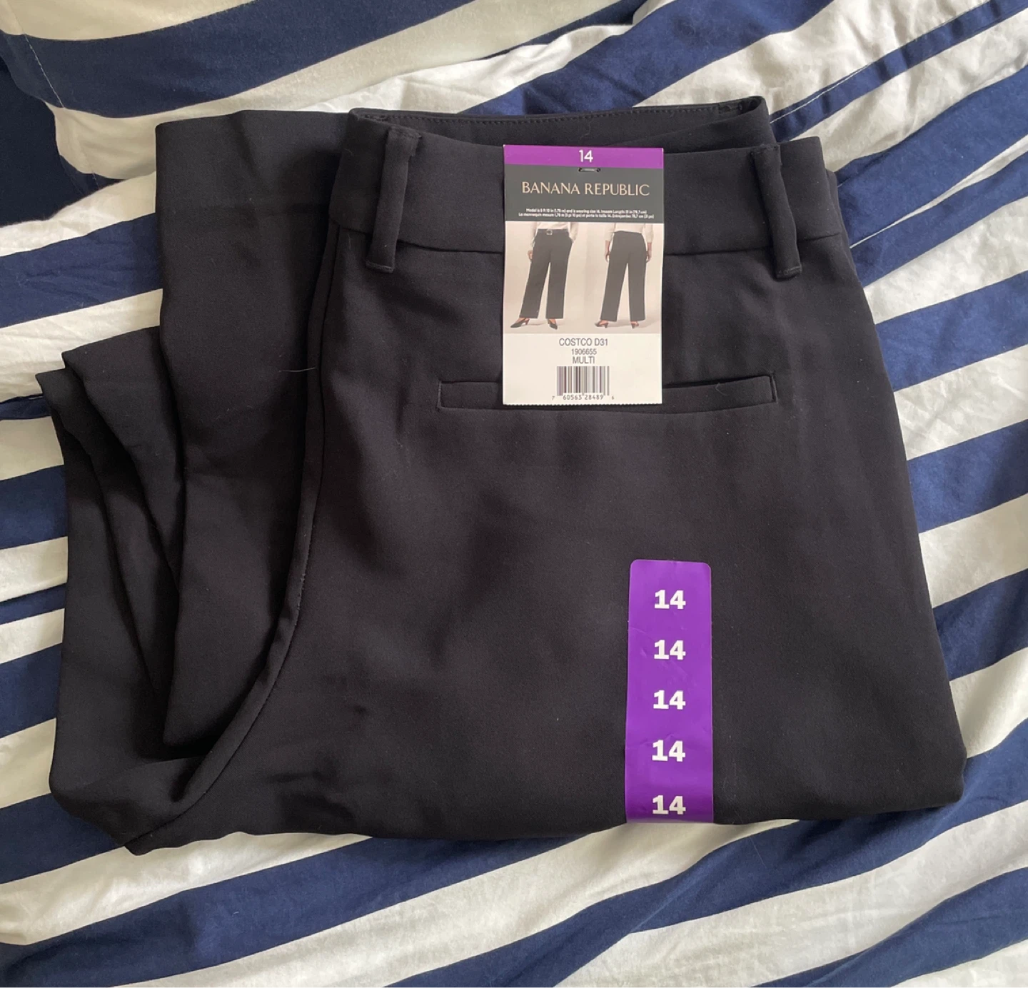 ⚽️ NWT Banana Republic Black Dress Pants Size 14