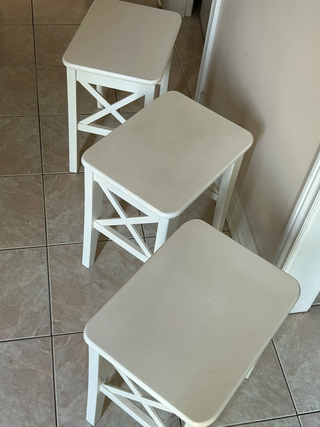 IKEA Ingolf Stools (Set of 3) - photo 2