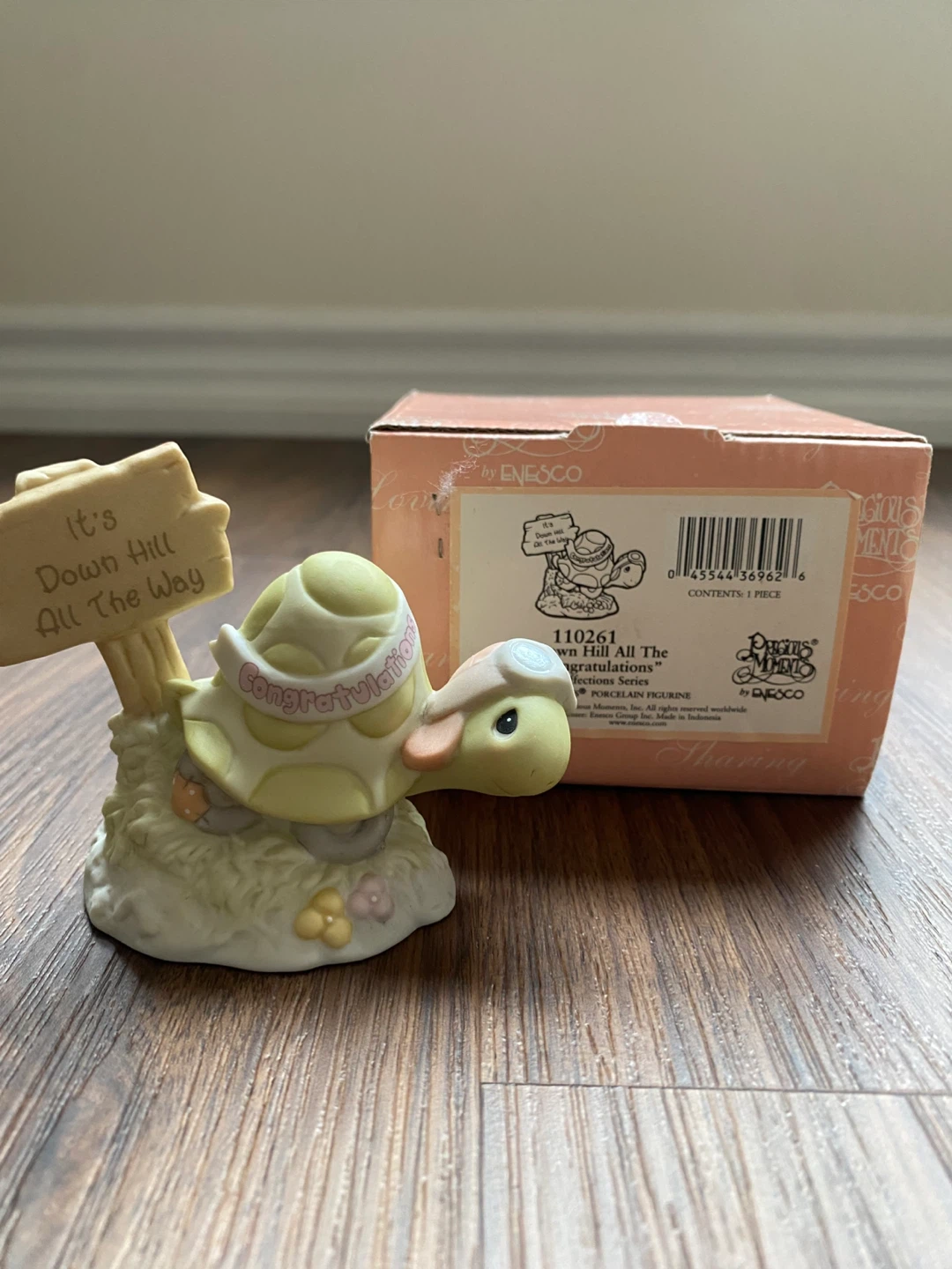 Precious Moments Congratulations Turtle Figurine ⚽️