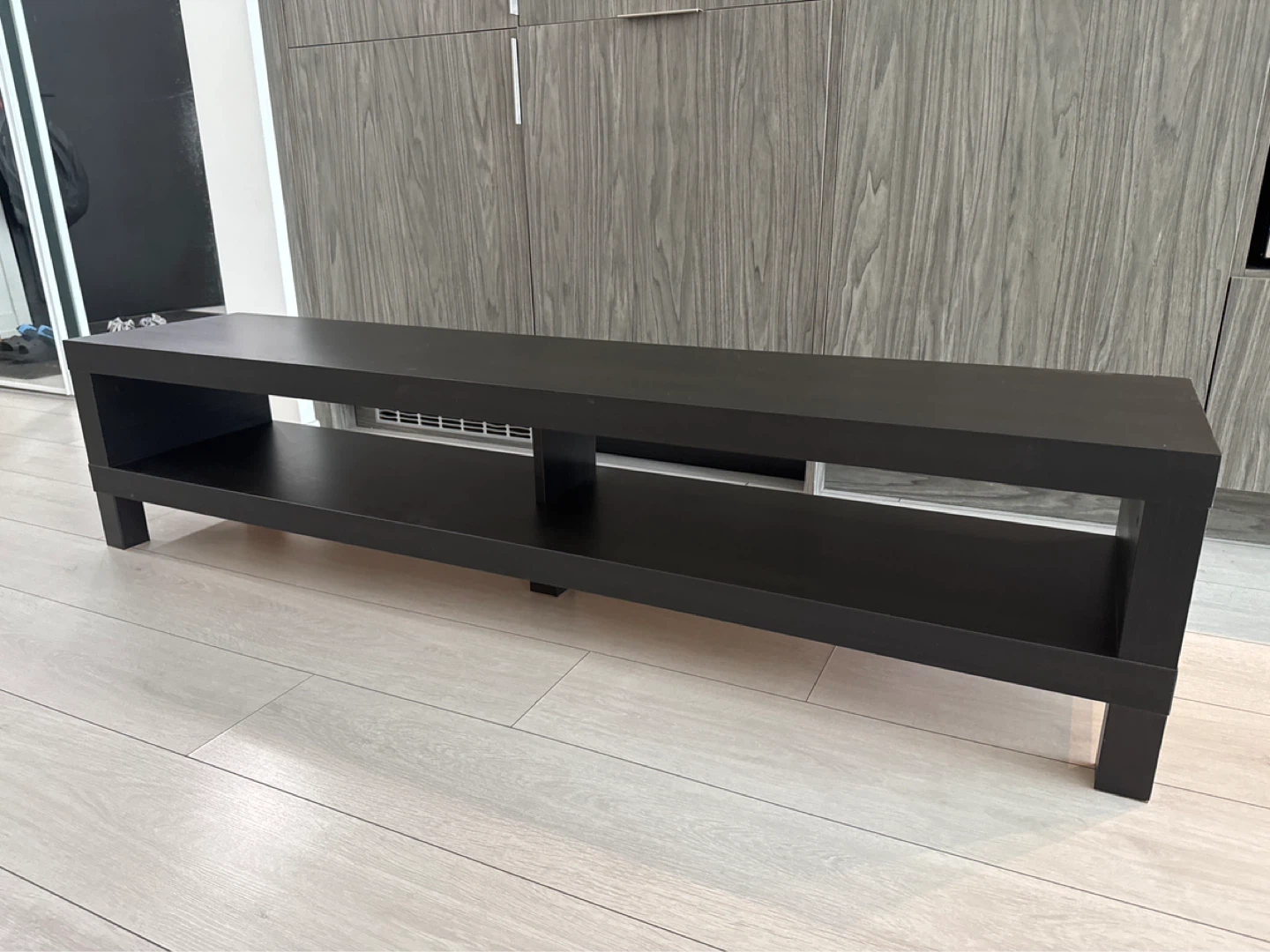 IKEA Black media console table