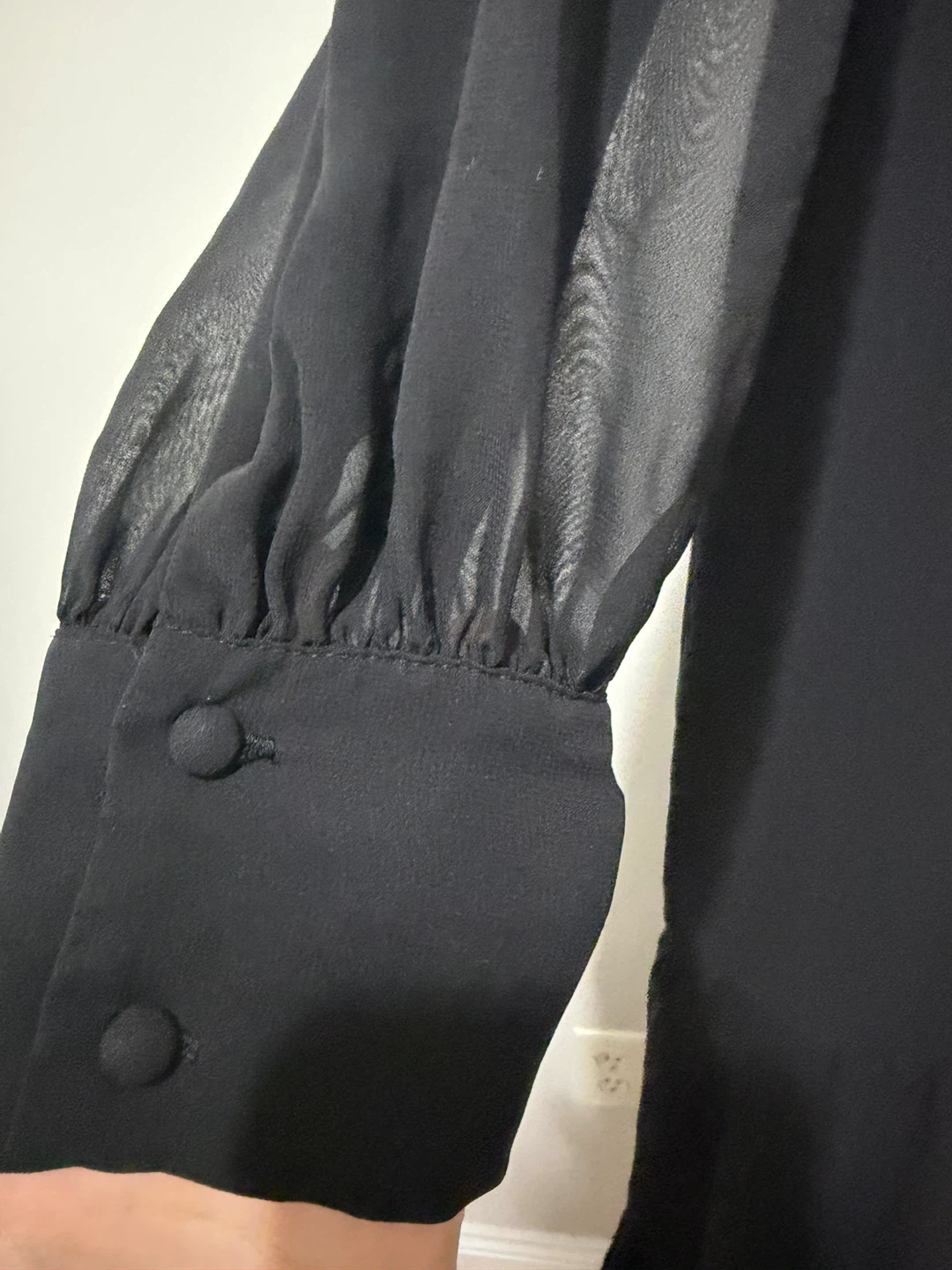Black Chiffon Maxi Dress - photo 4
