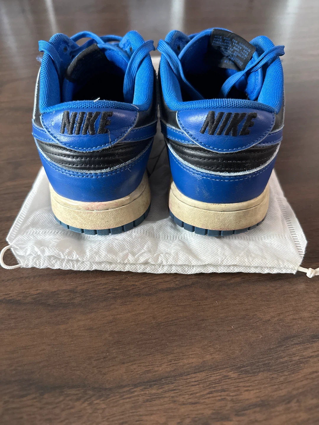 Nike Dunk Low Royal Blue and Black Sneakers - photo 2