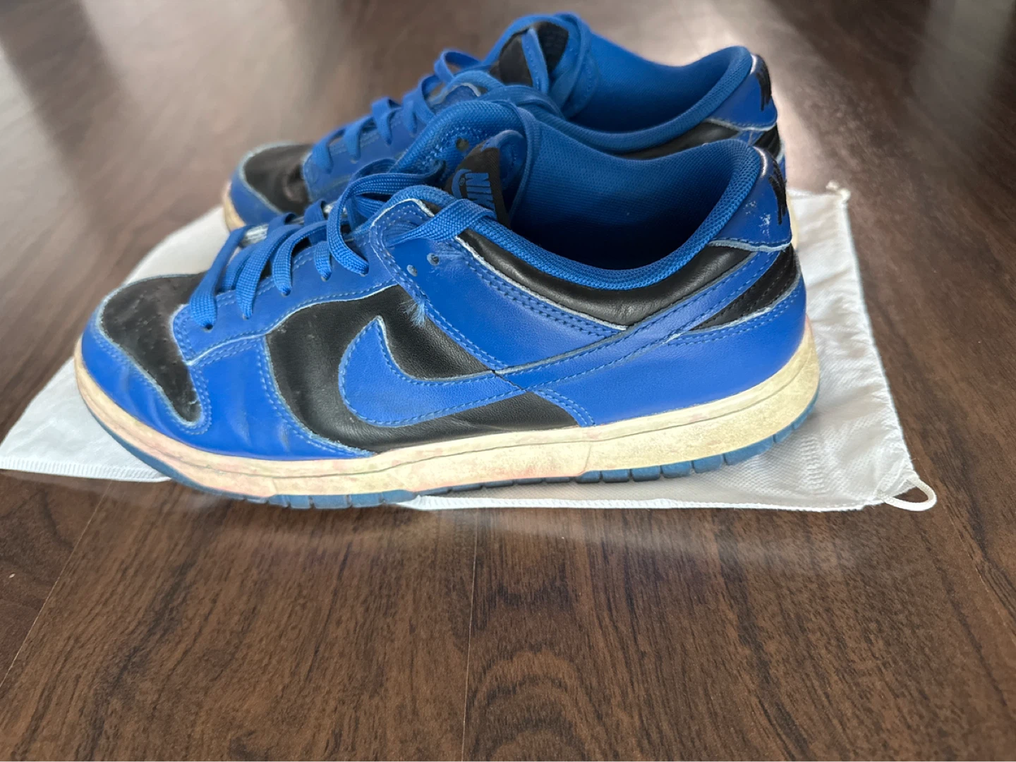Nike Dunk Low Royal Blue and Black Sneakers