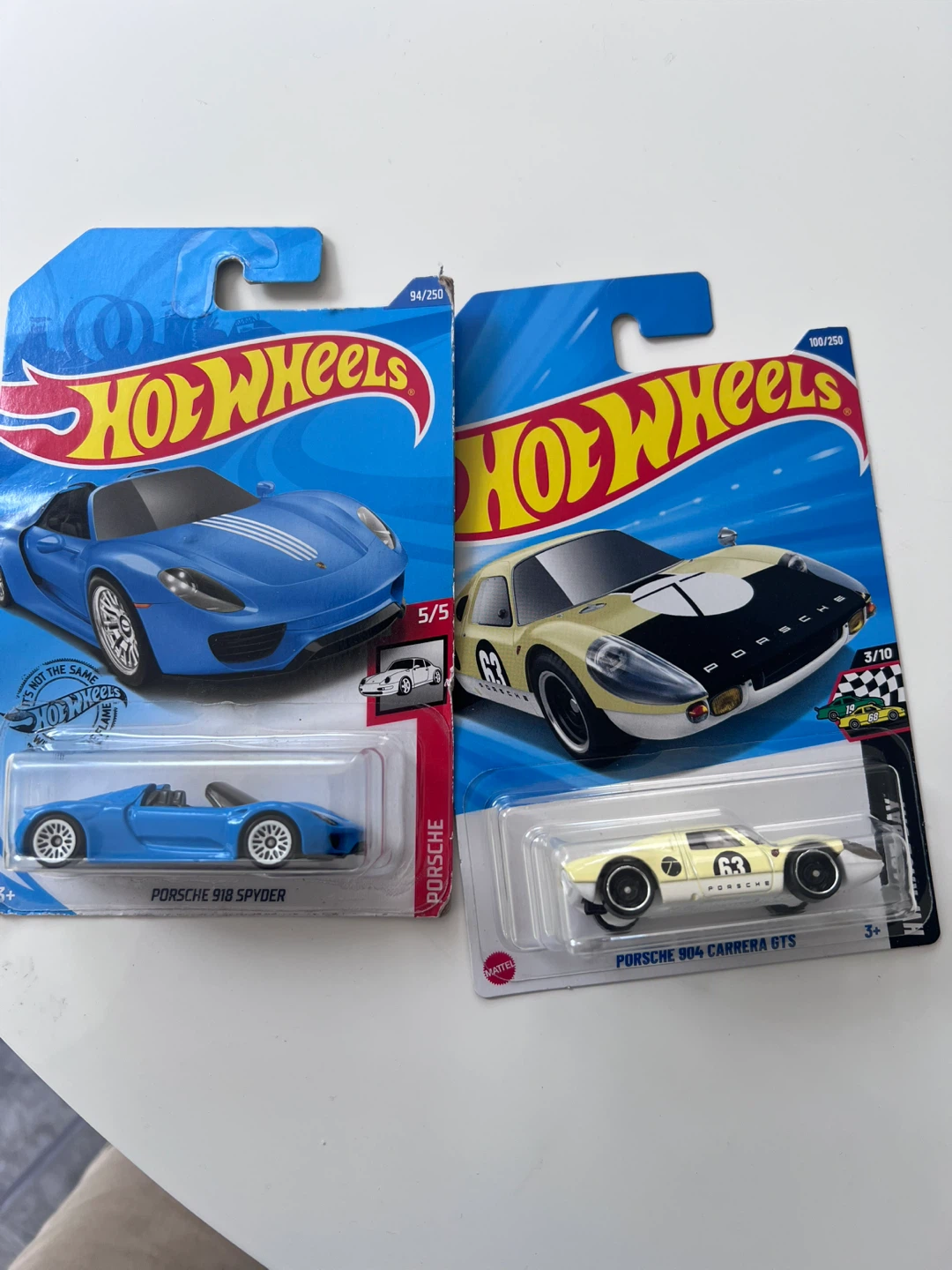 Hot Wheels Porsche 918 Spyder and 904 Carrera GTS