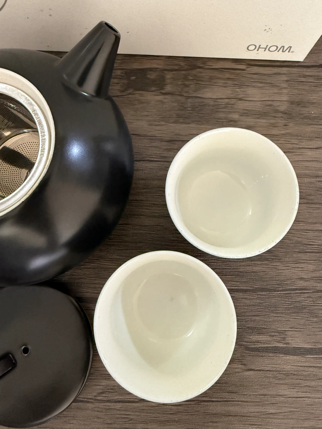 Leiph Self-Heating Ceramic Teapot Set - photo 3