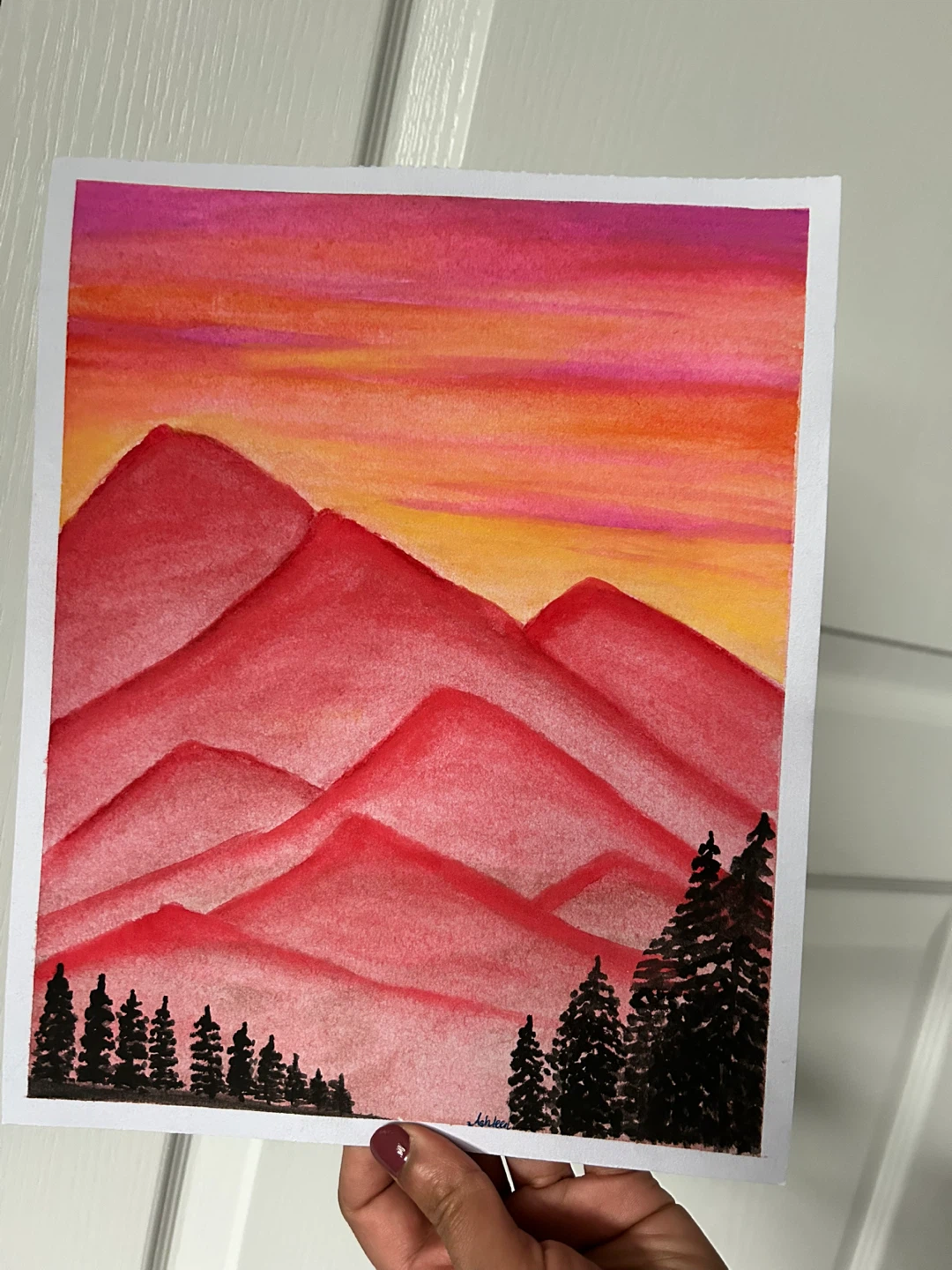 Handmade Watercolour Paintings - Set of 2 - photo 2