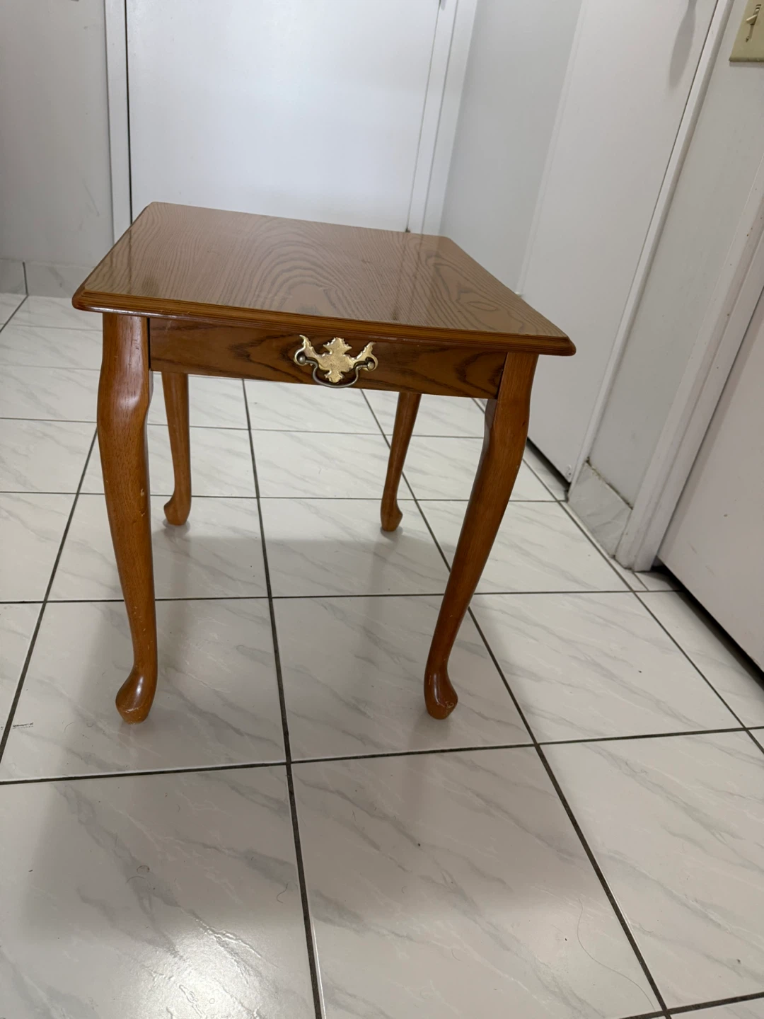 Wooden Stool/Table & Plants for Sale - photo 2