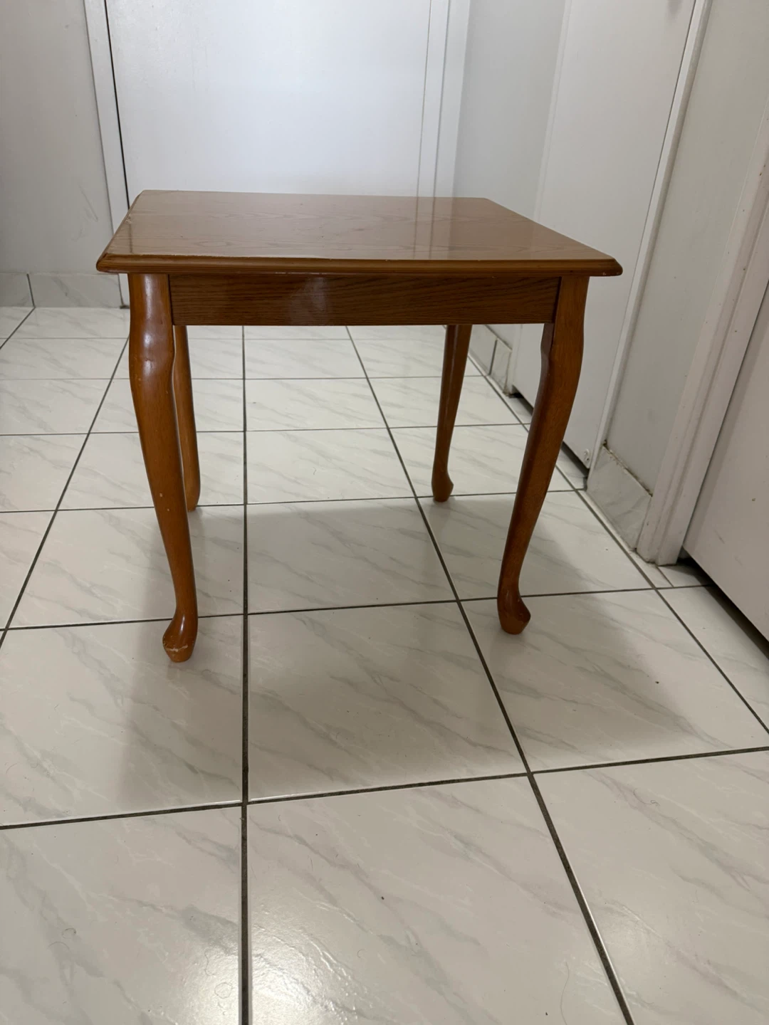Wooden Stool/Table & Plants for Sale