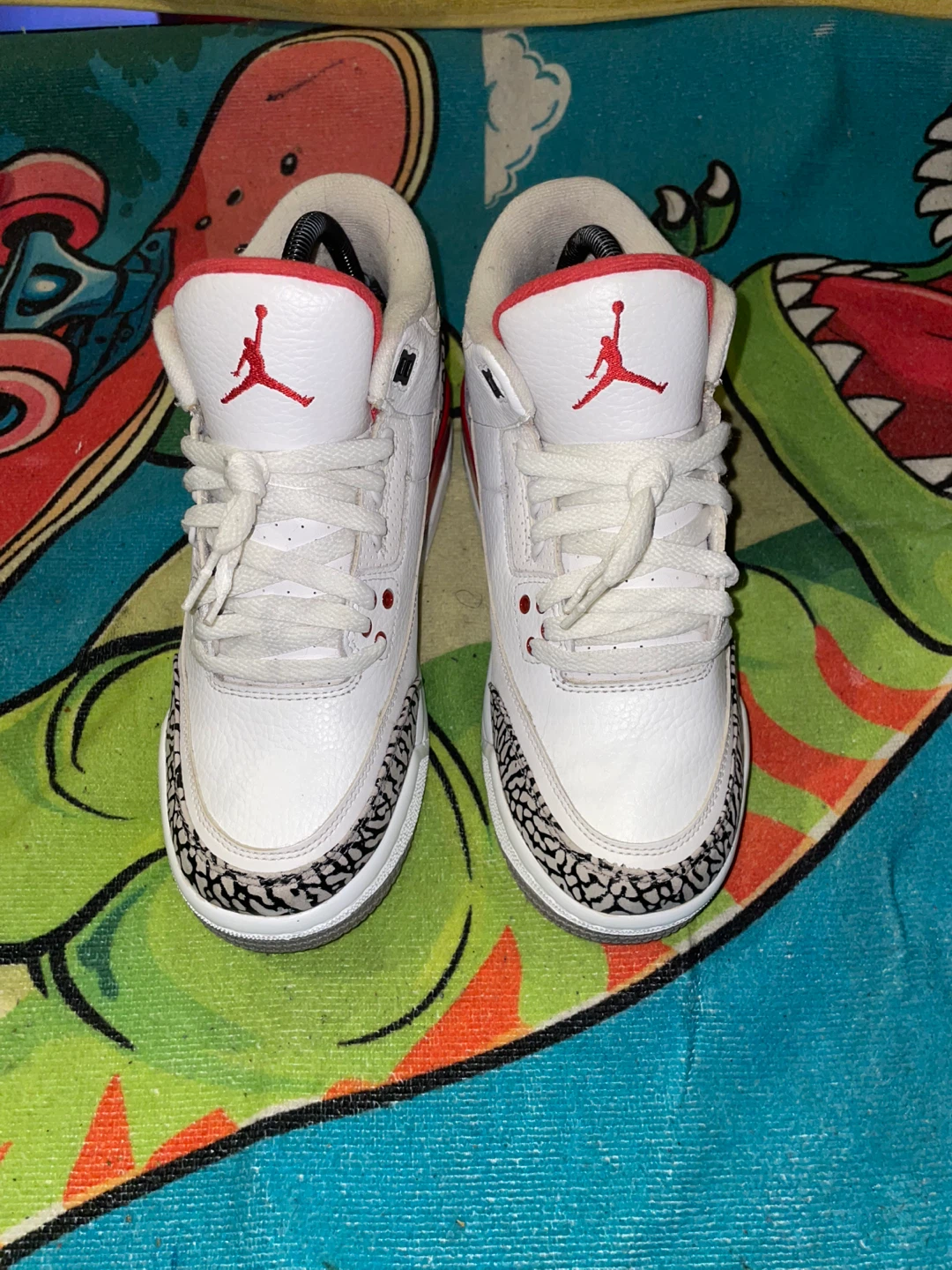 Air Jordan 3 Retro White Red - photo 2