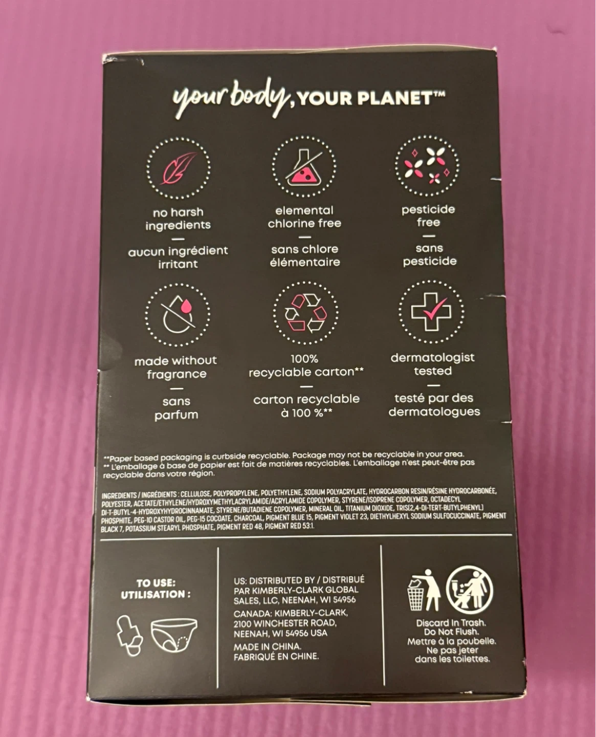NEW⚽️U by Kotex Balance Overnight Ultra Thin Pads with Wings - photo 3