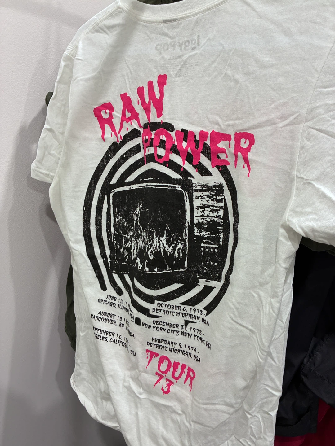 Iggy Pop and the Stooges Raw Power Tour '73 T-Shirt - photo 3