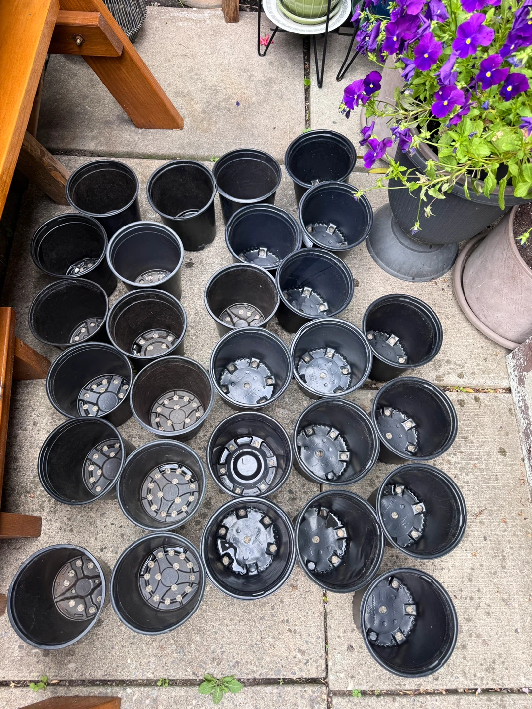$0.5 Each Nursery Pot 6.5” Diameter x 6.5” Height