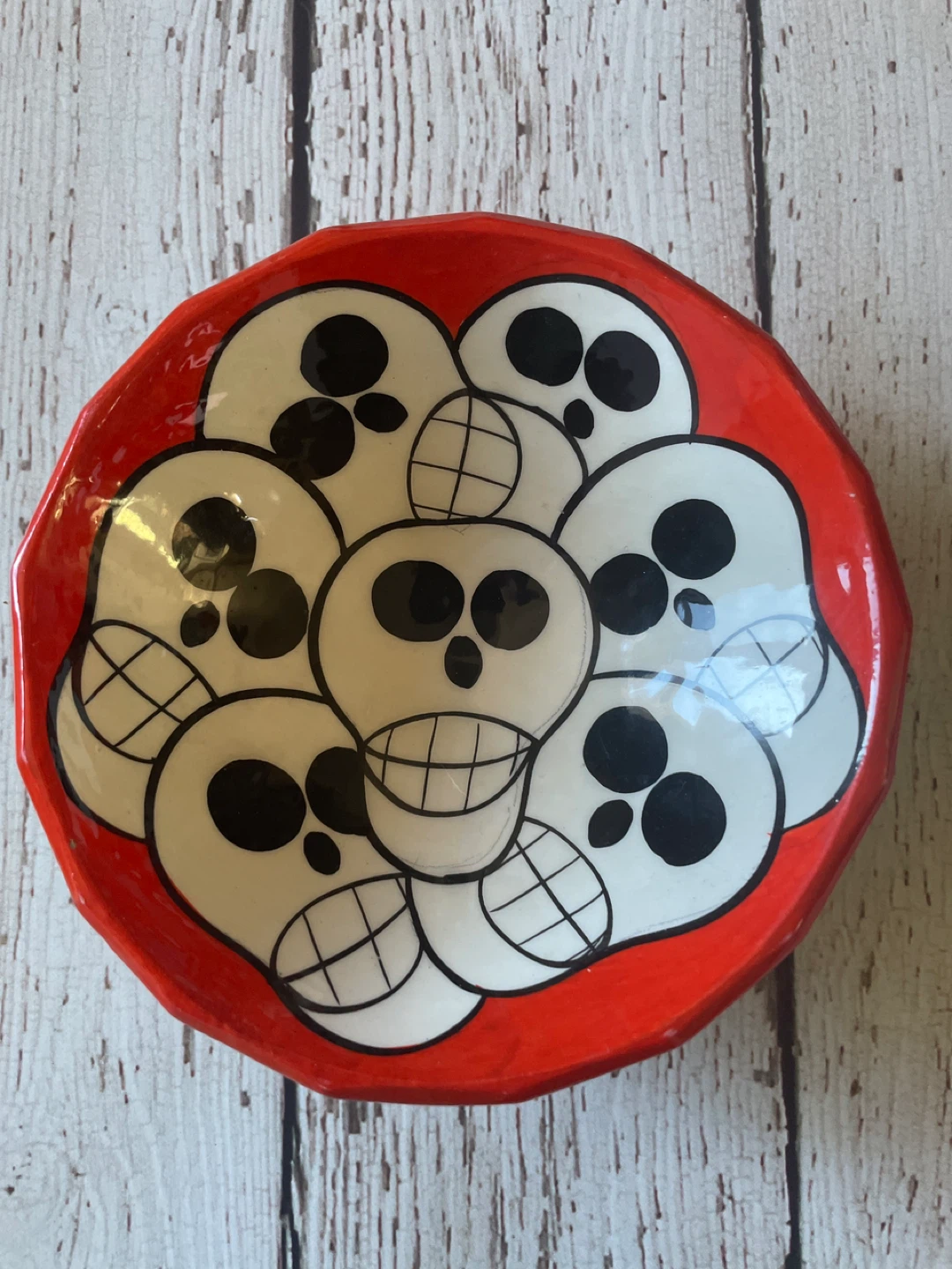 Set of 2 Decorative Skull Bowls - photo 3