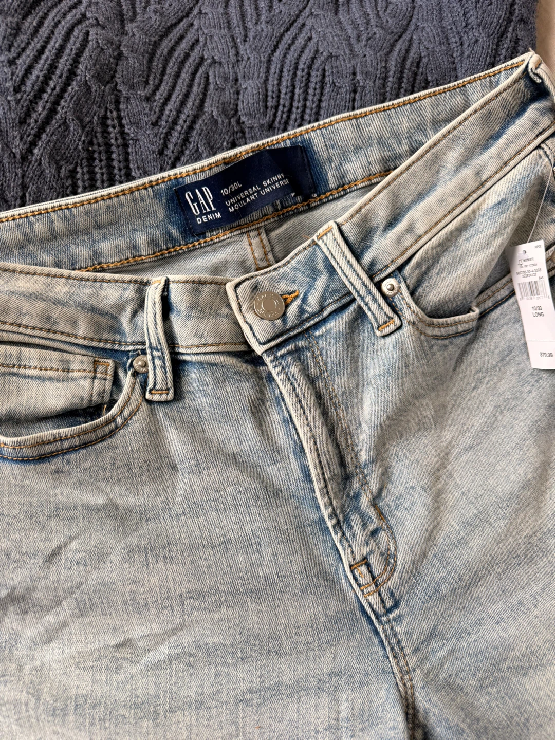 GAP Universal Skinny Jeans | Size 10, brand new with tags - photo 5