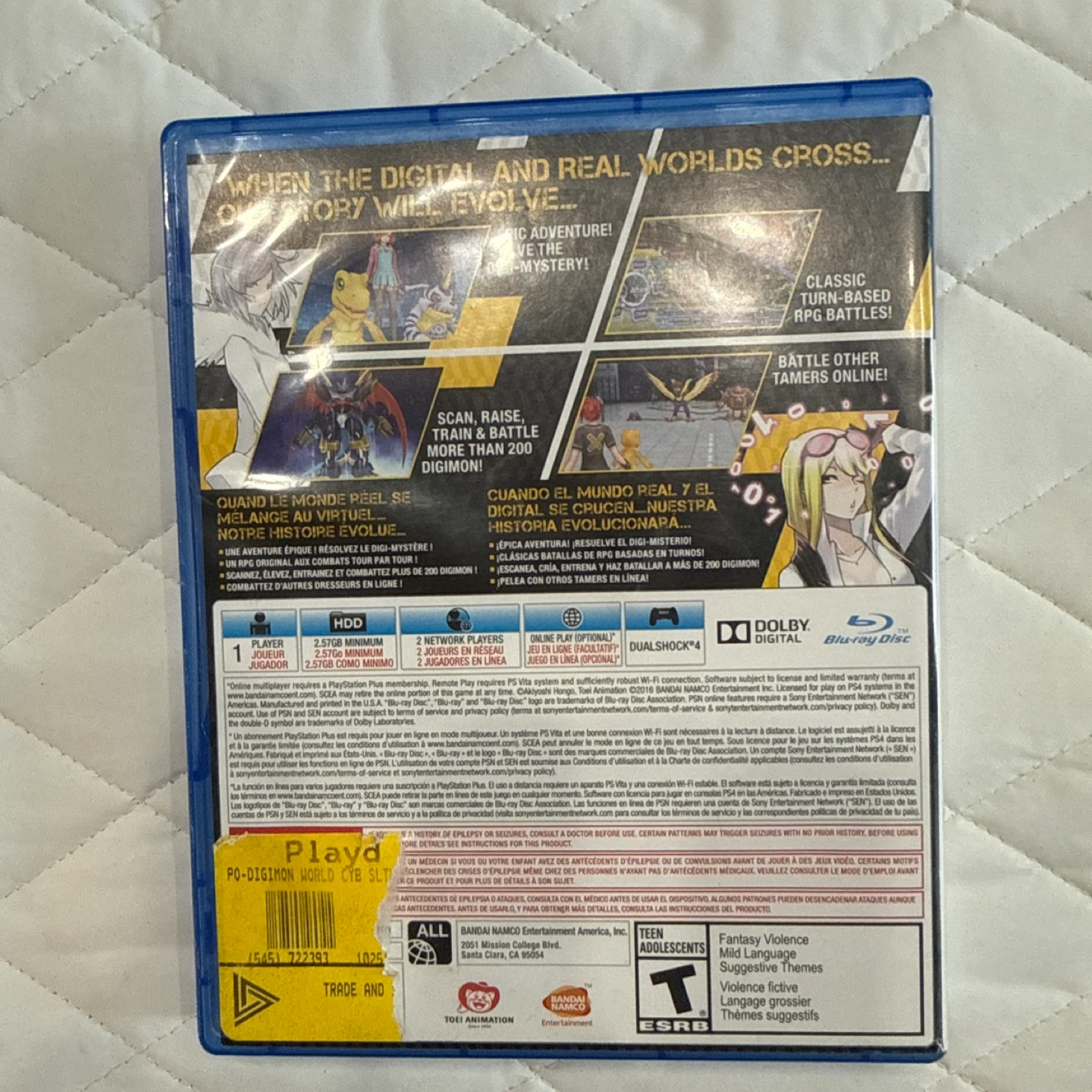 Digimon Story Cyber Sleuth PS4 Game - photo 2