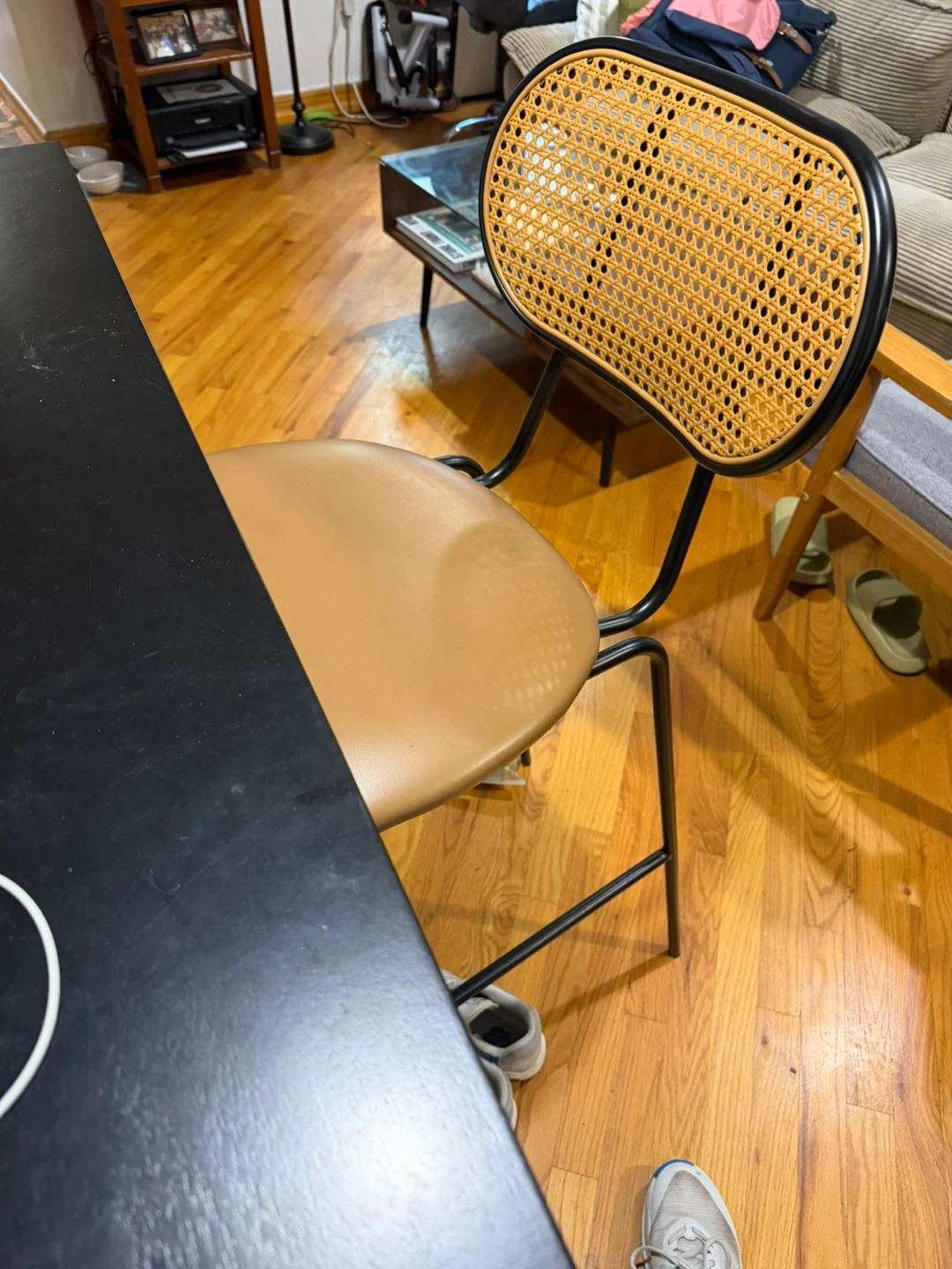 Black Counter Height Table and Chair - photo 3