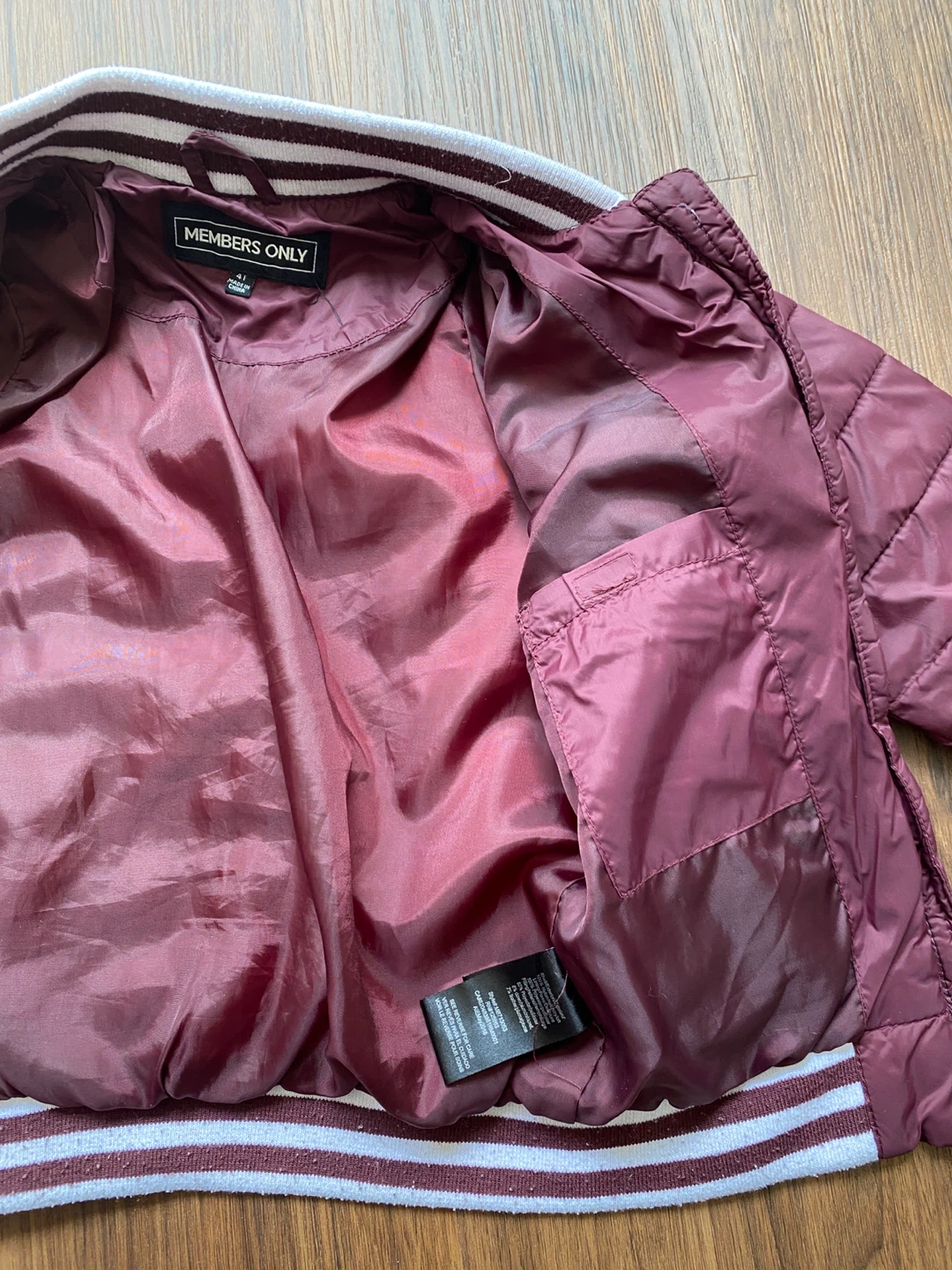 Members Only Puffer Jacket - Burgundy, 4T ⚽️ - photo 4