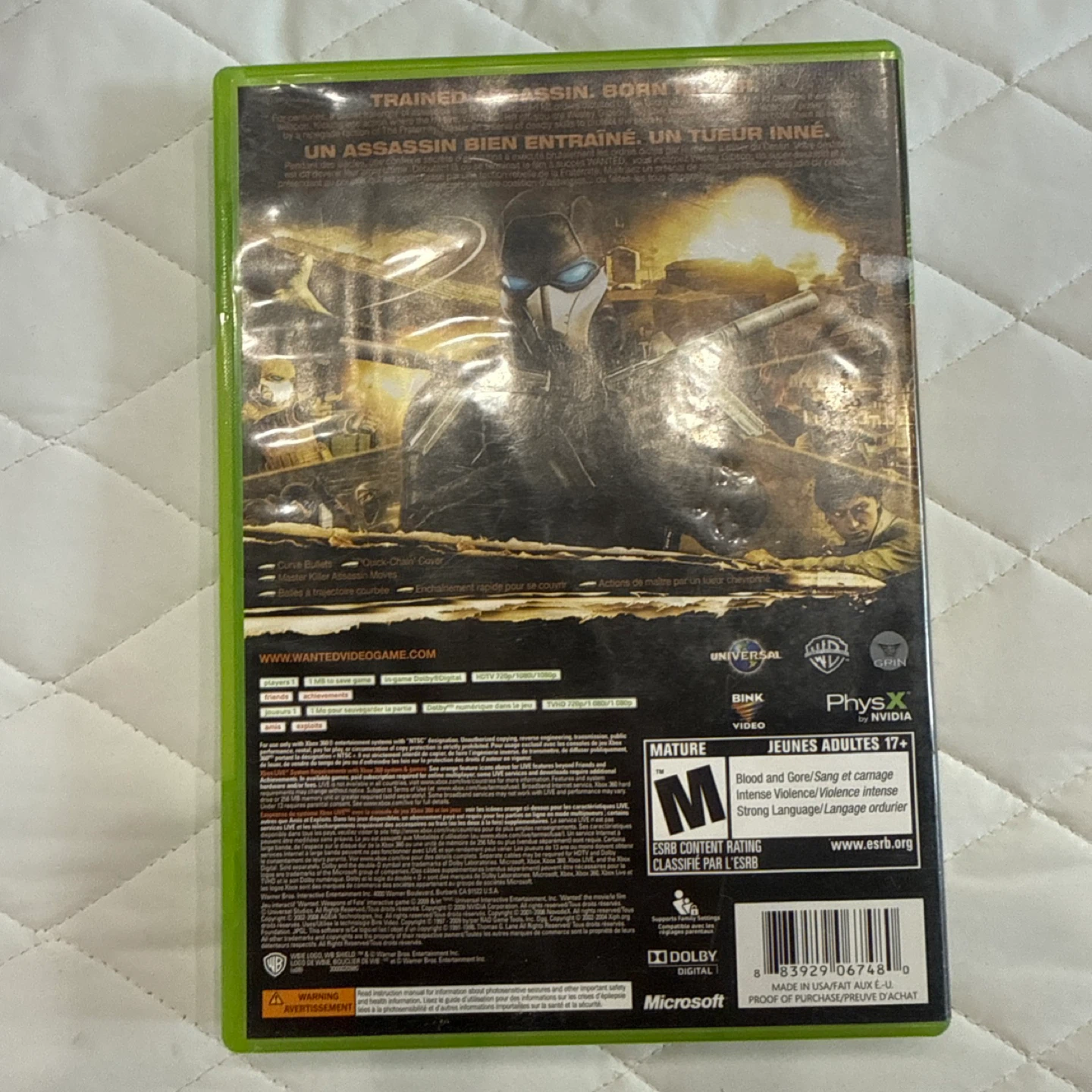 Xbox 360 Wanted: Weapons of Fate Game - photo 3