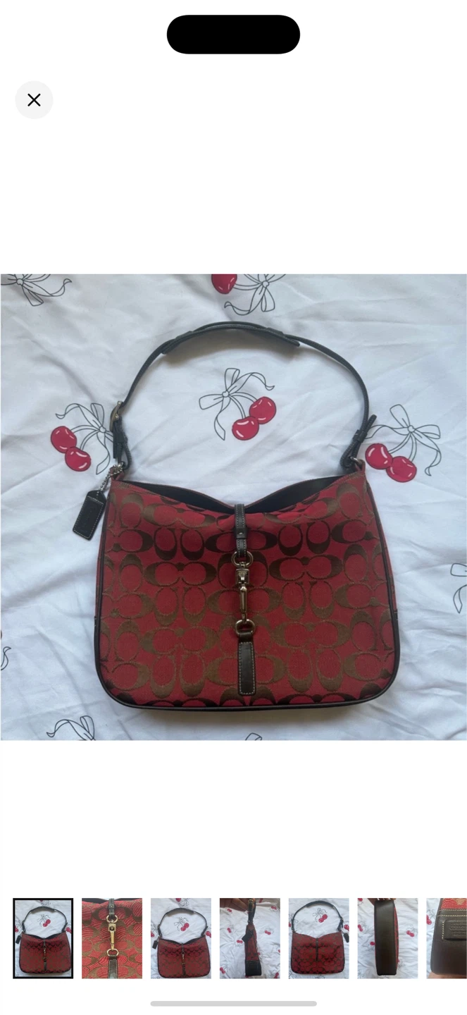 TRADE/For sale Rare Vintage Coach Hamptons Red
