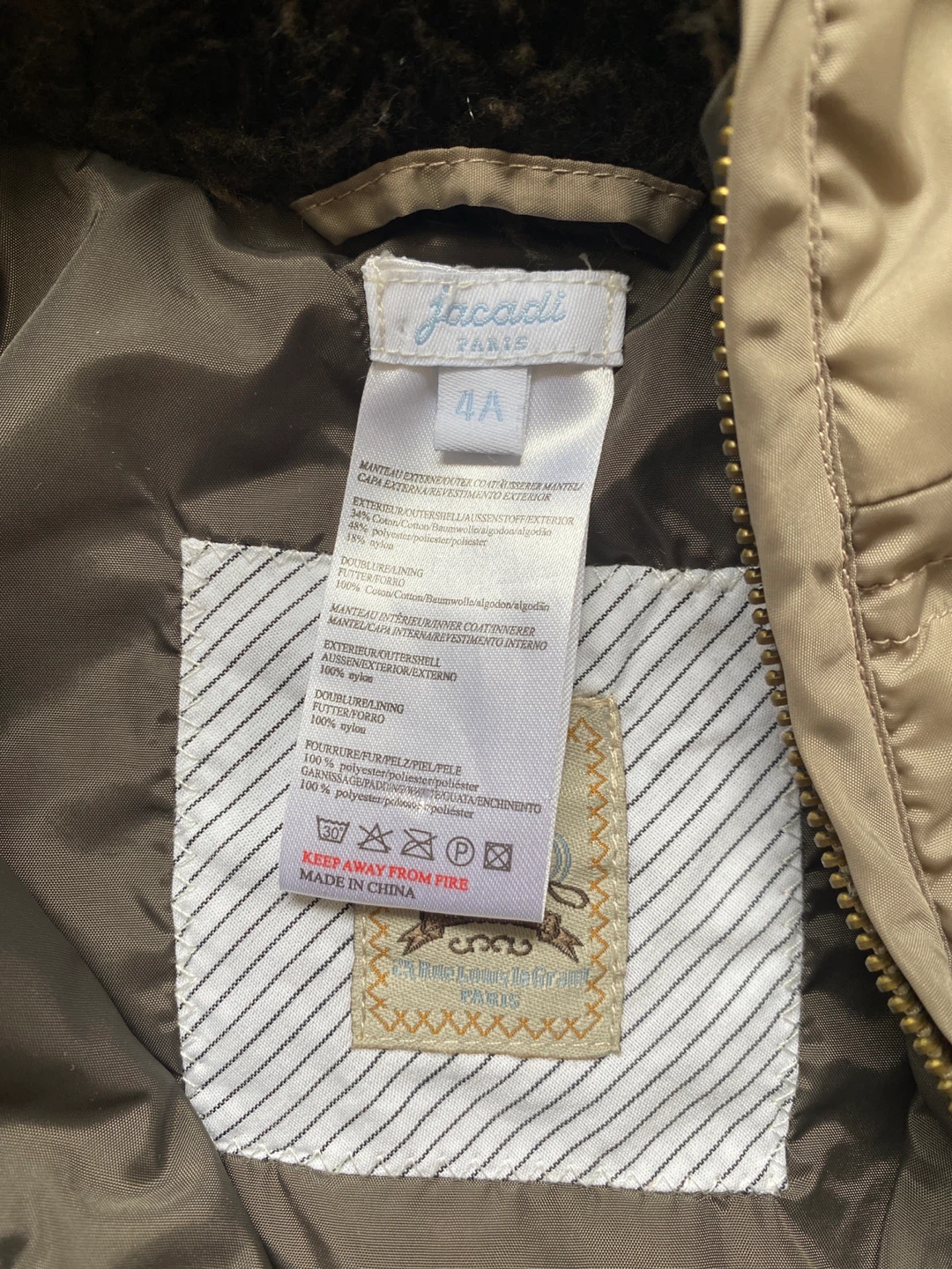 Jacadi Paris Puffer Vest - Size 4A ⚽️ - photo 2