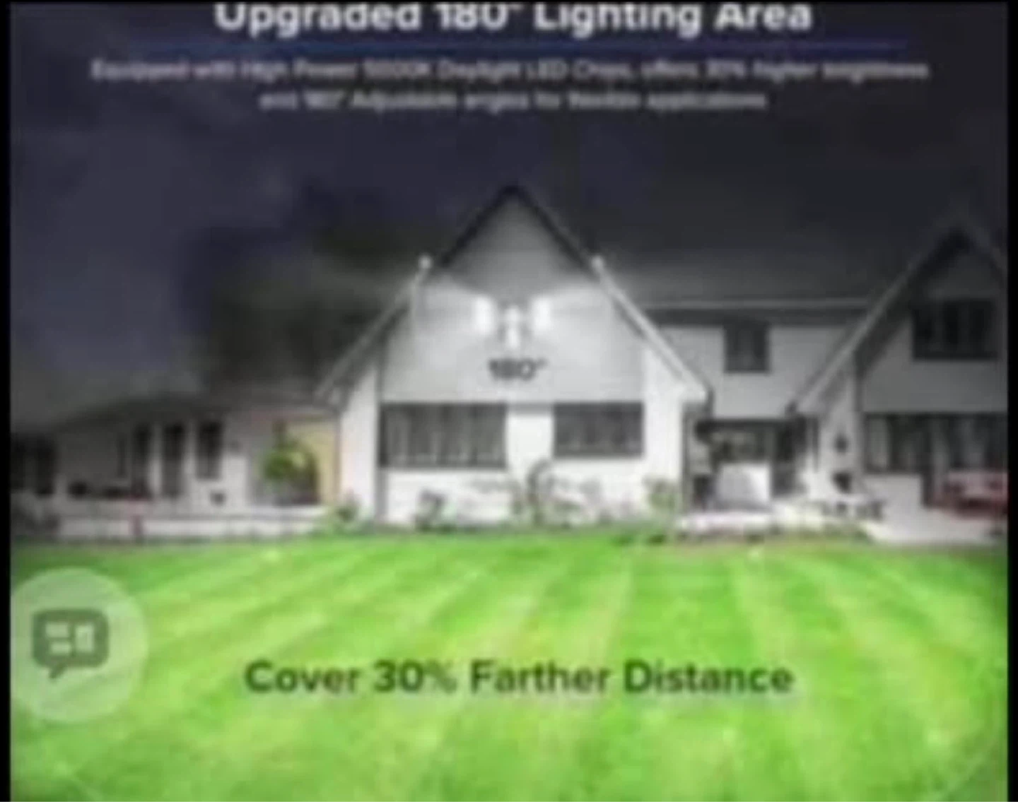 White Motion Activated Outdoor Security Light - photo 3