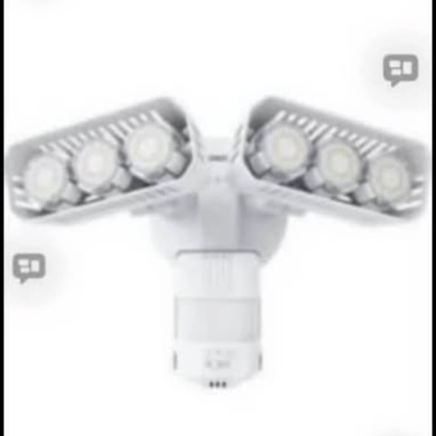 White Motion Activated Outdoor Security Light - photo 4