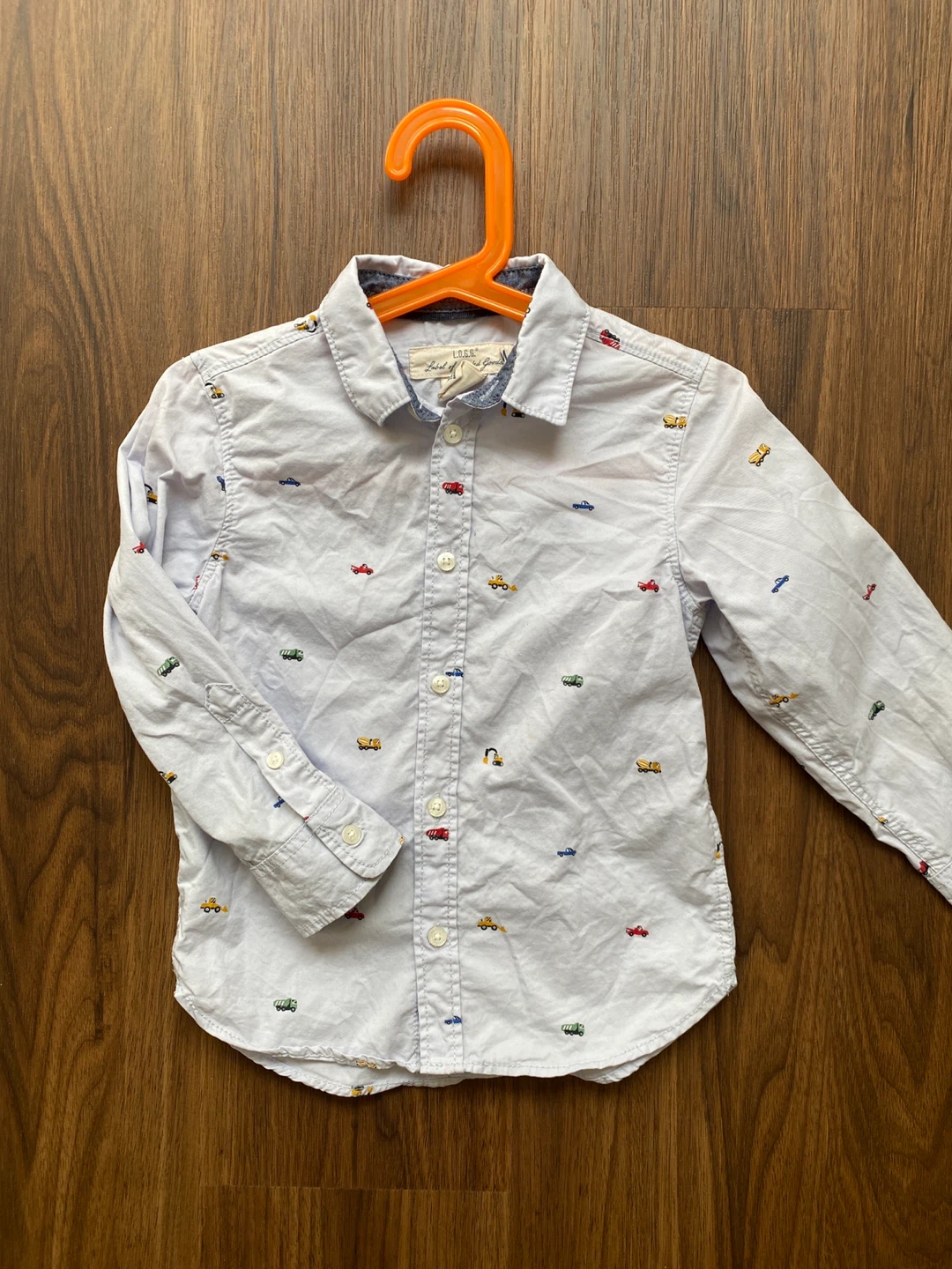 H&M L.O.G.G. Kids' Button Up Shirt - Size 3-4Y ⚽️