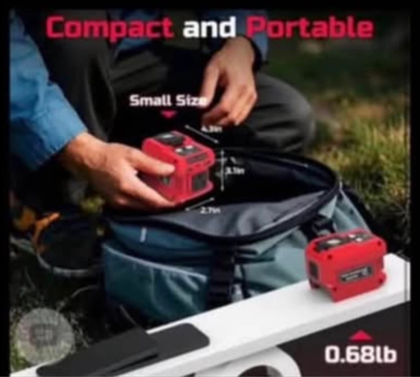 Outdoor 220W Power Inverter with High-Lumen Lighting - photo 3