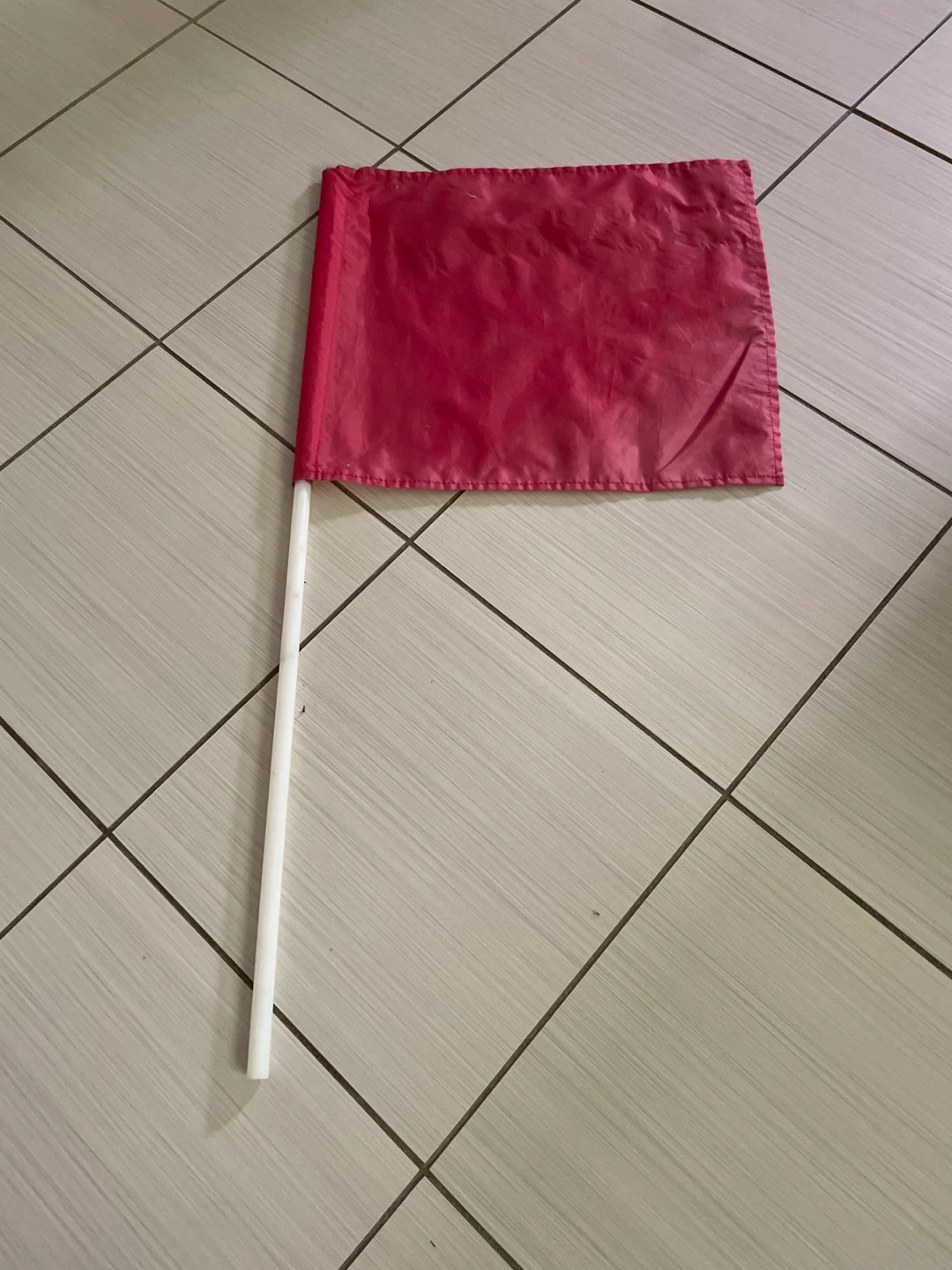 ⚽️Red Signal Flag with Stick