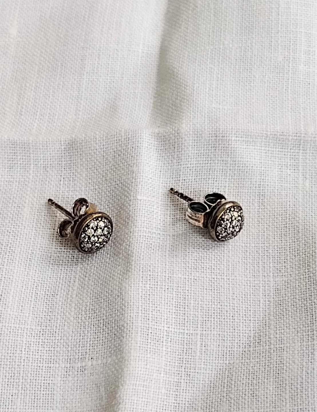 Pandora Stud Earrings with Clear Cubic Zirconia - photo 2