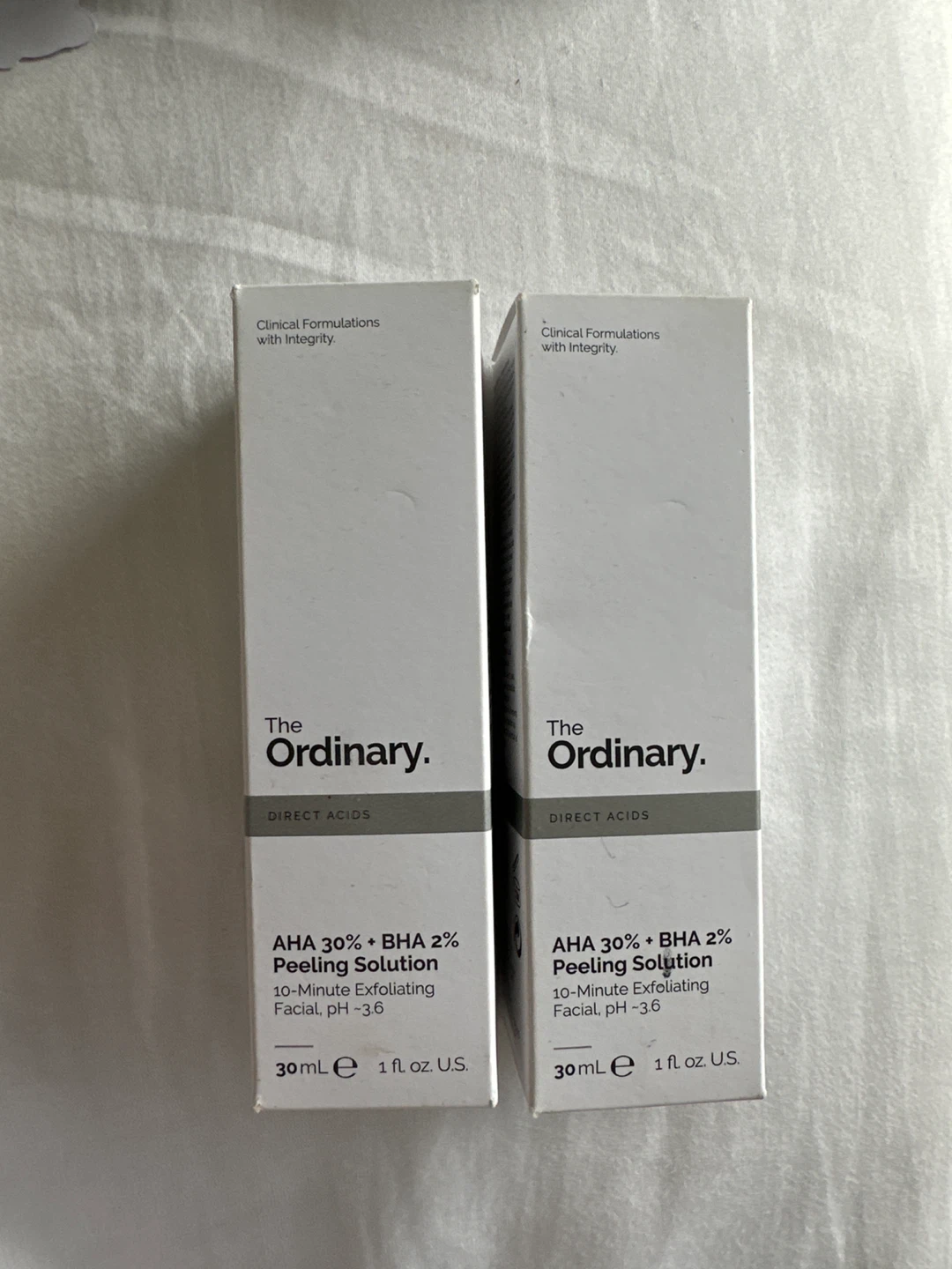 The Ordinary AHA 30% + BHA 2% Peeling Solution (2x 30mL) - photo 3