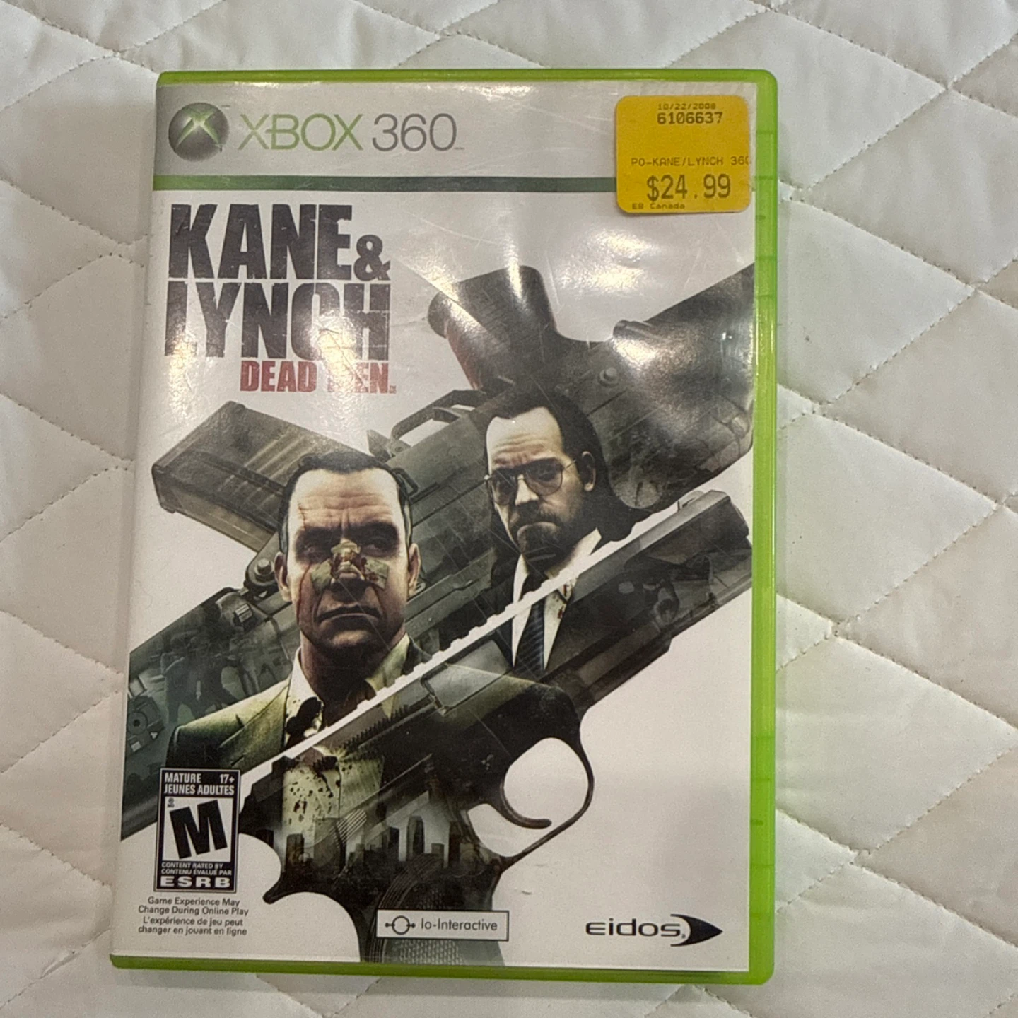 Kane & Lynch: Dead Men Xbox 360 Game - photo 2