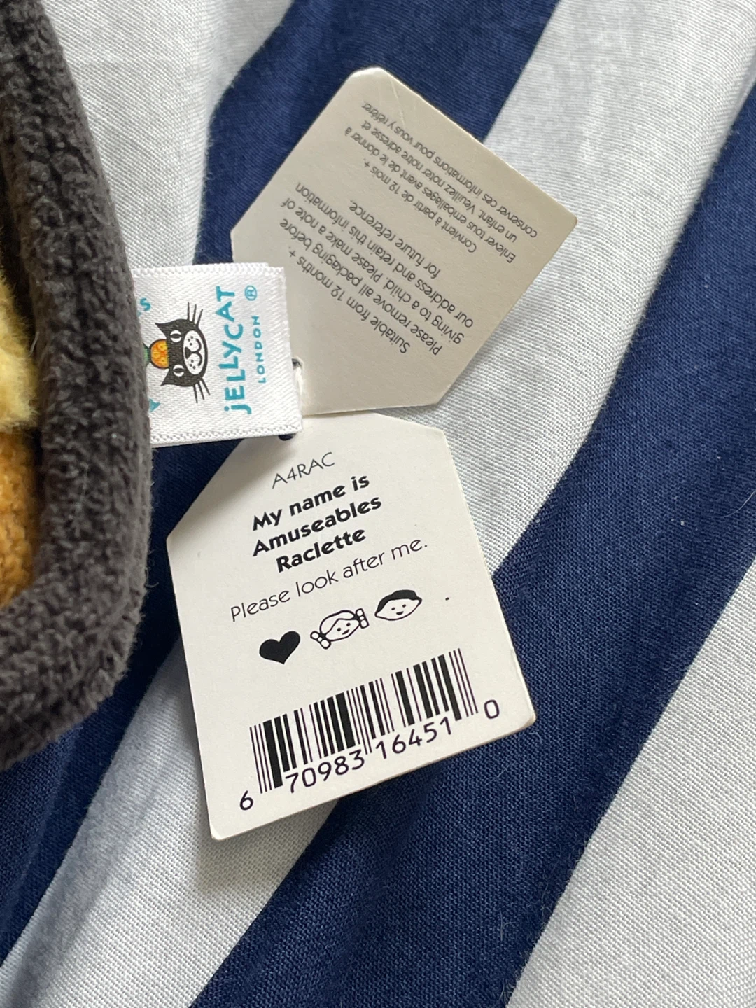 ⚽️ NWT Jellycat Amuseables Raclette Plush - photo 4