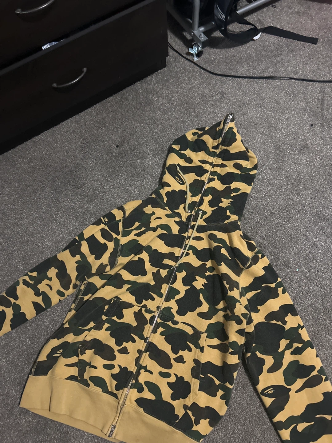 A Bathing Ape Bape Full Zip Hoodie - photo 2