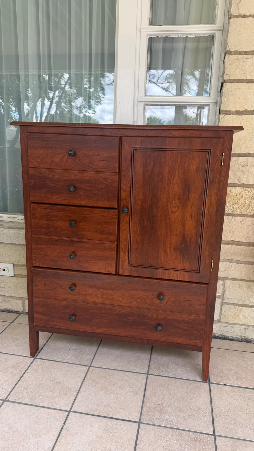 Wooden Dresser with Cabinet