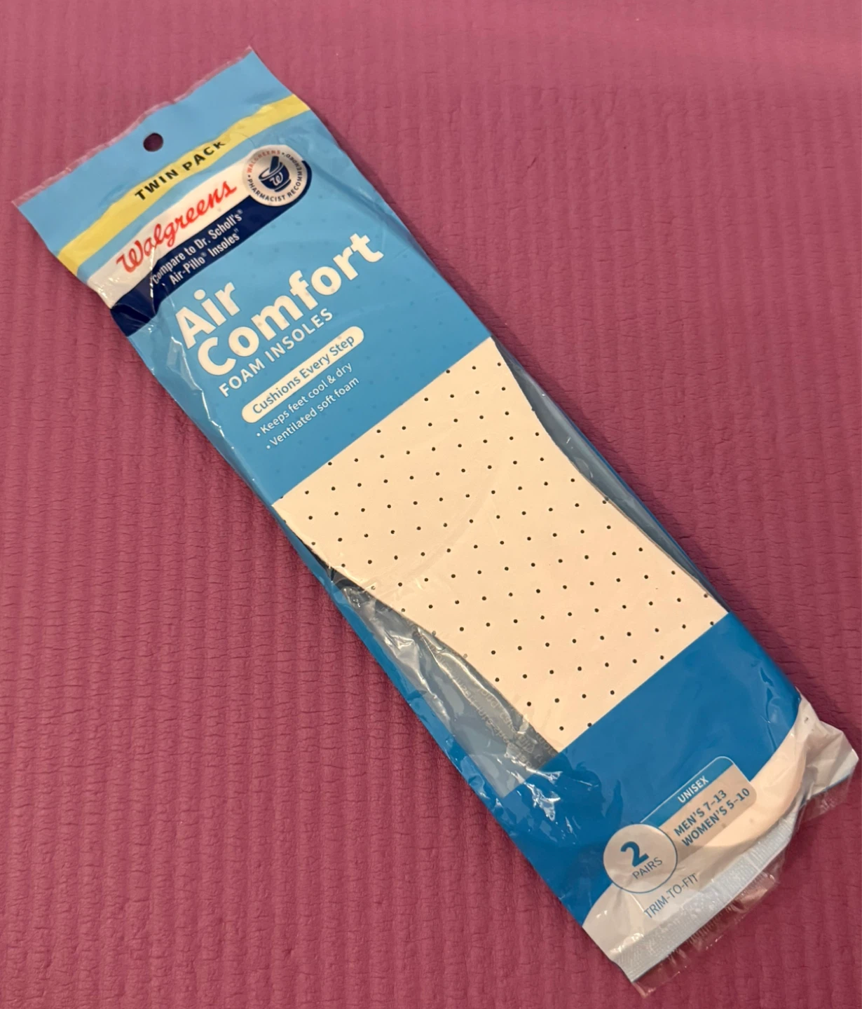 NEW⚽️Walgreens Air Comfort Foam Insoles